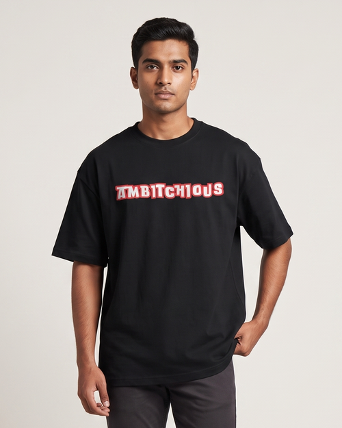 Ambitchious oversized t-shirt on model