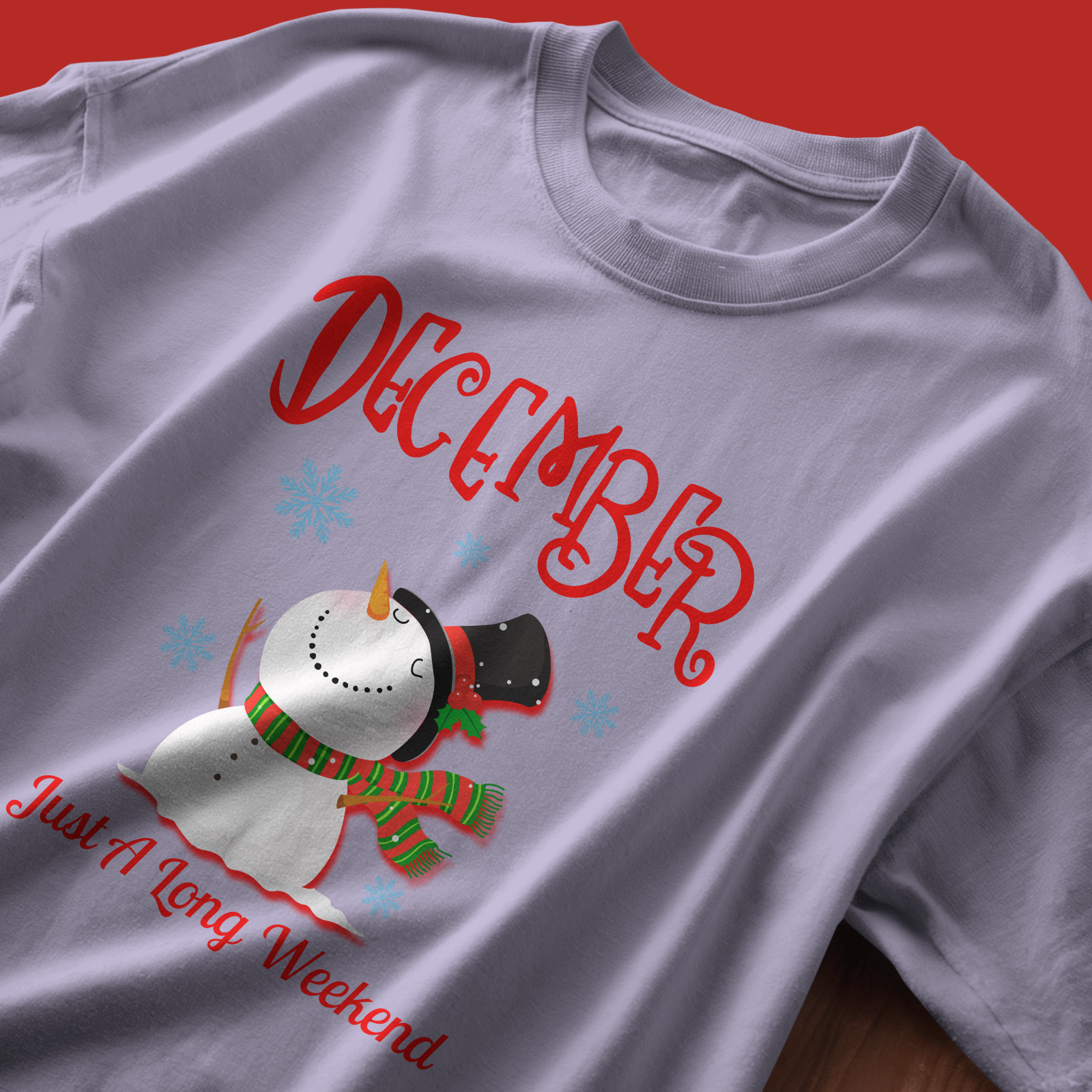 December A Long Weekend - Chapter26 premium oversized graphic t-shirt