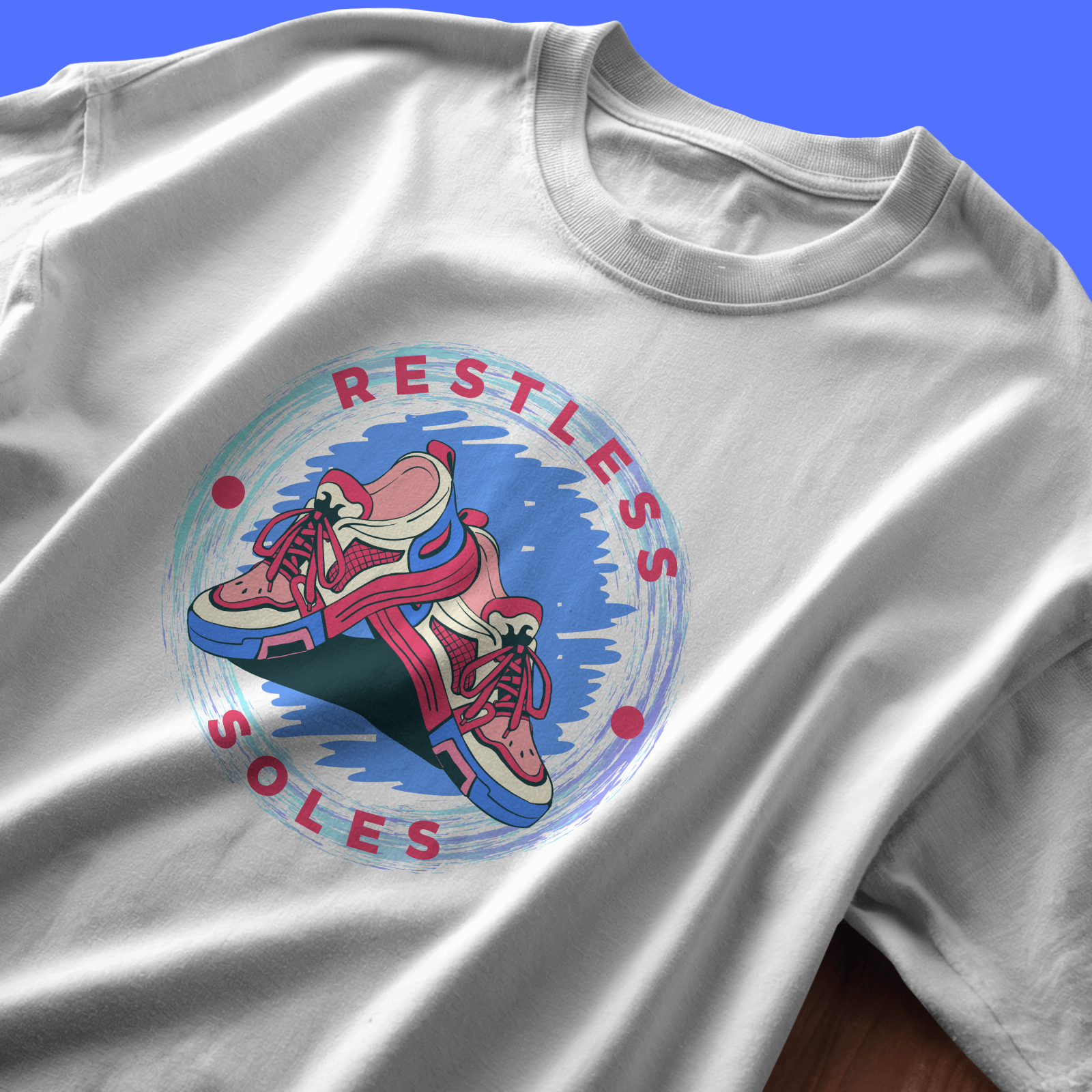 Restless Soles - Chapter26 premium oversized graphic t-shirt detail