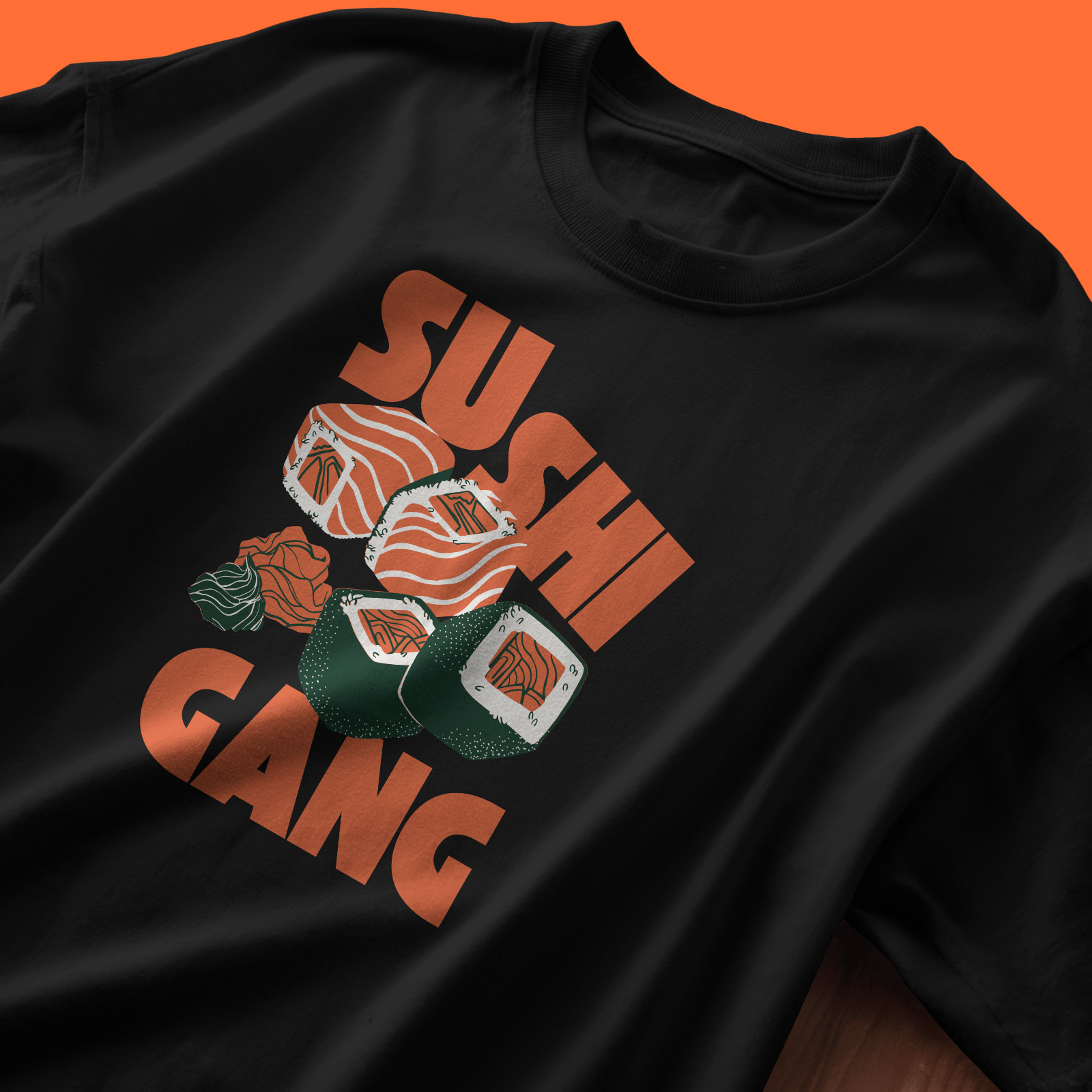 Sushi Gang - Chapter26 premium oversized graphic t-shirt detail