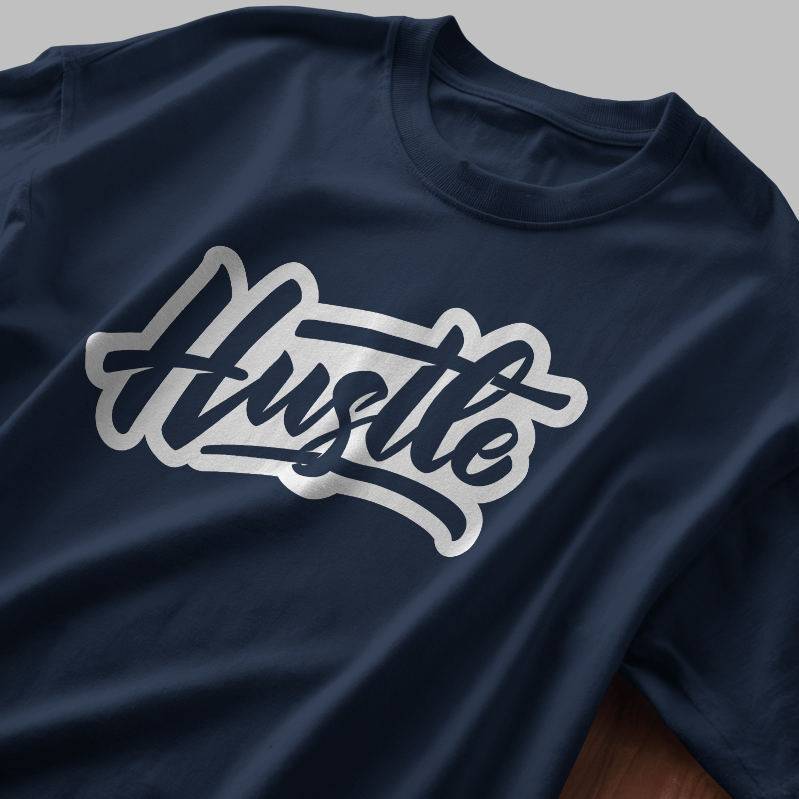 Hustle Dark - Chapter26 premium oversized graphic t-shirt detail