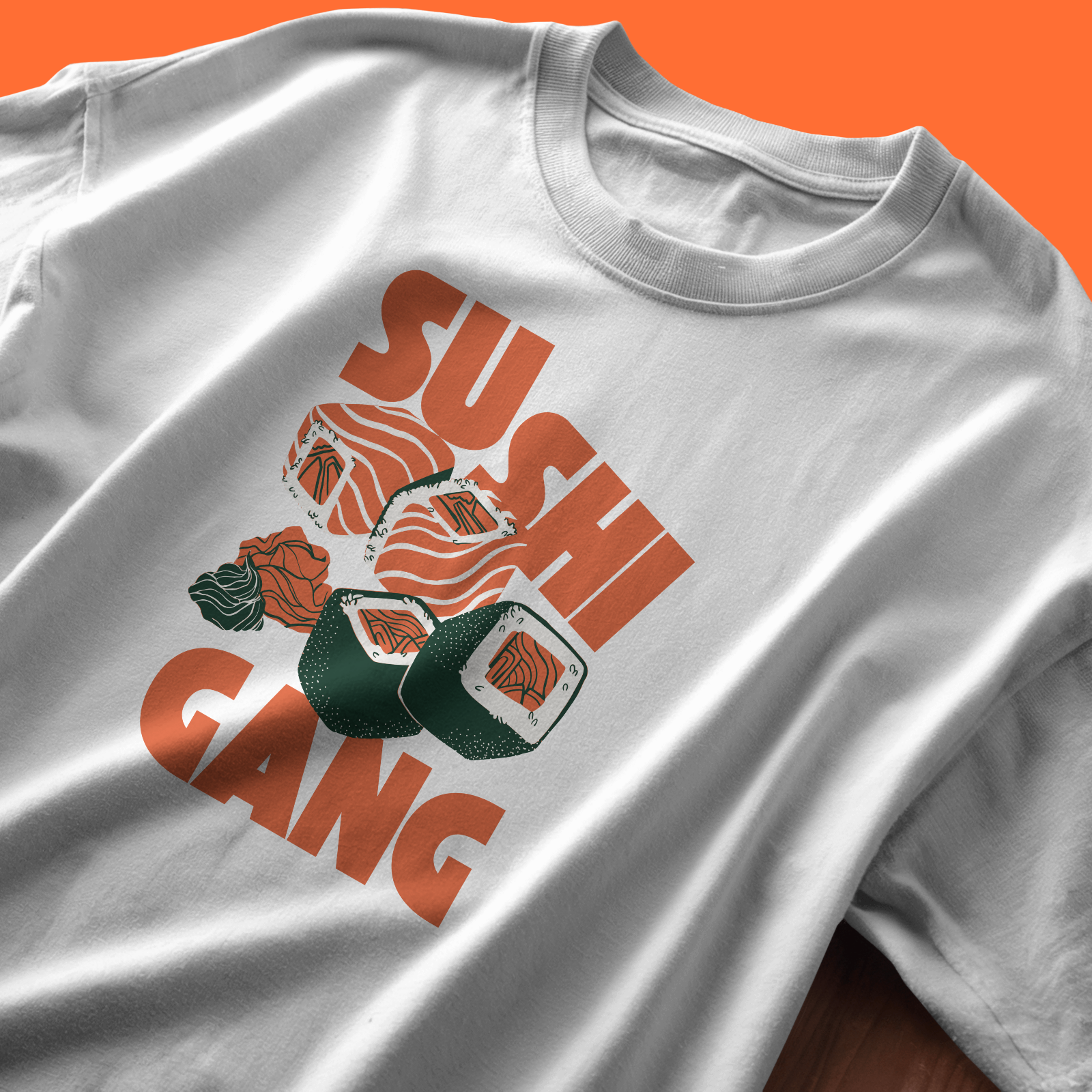 Sushi Gang - Chapter26 premium oversized graphic t-shirt detail