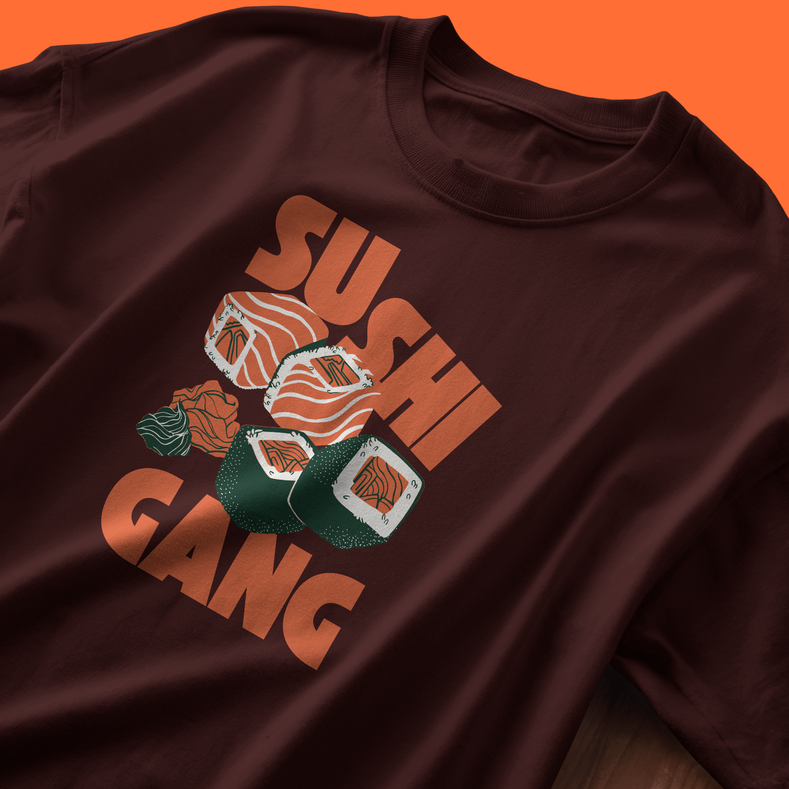 Sushi Gang - Chapter26 premium oversized graphic t-shirt detail