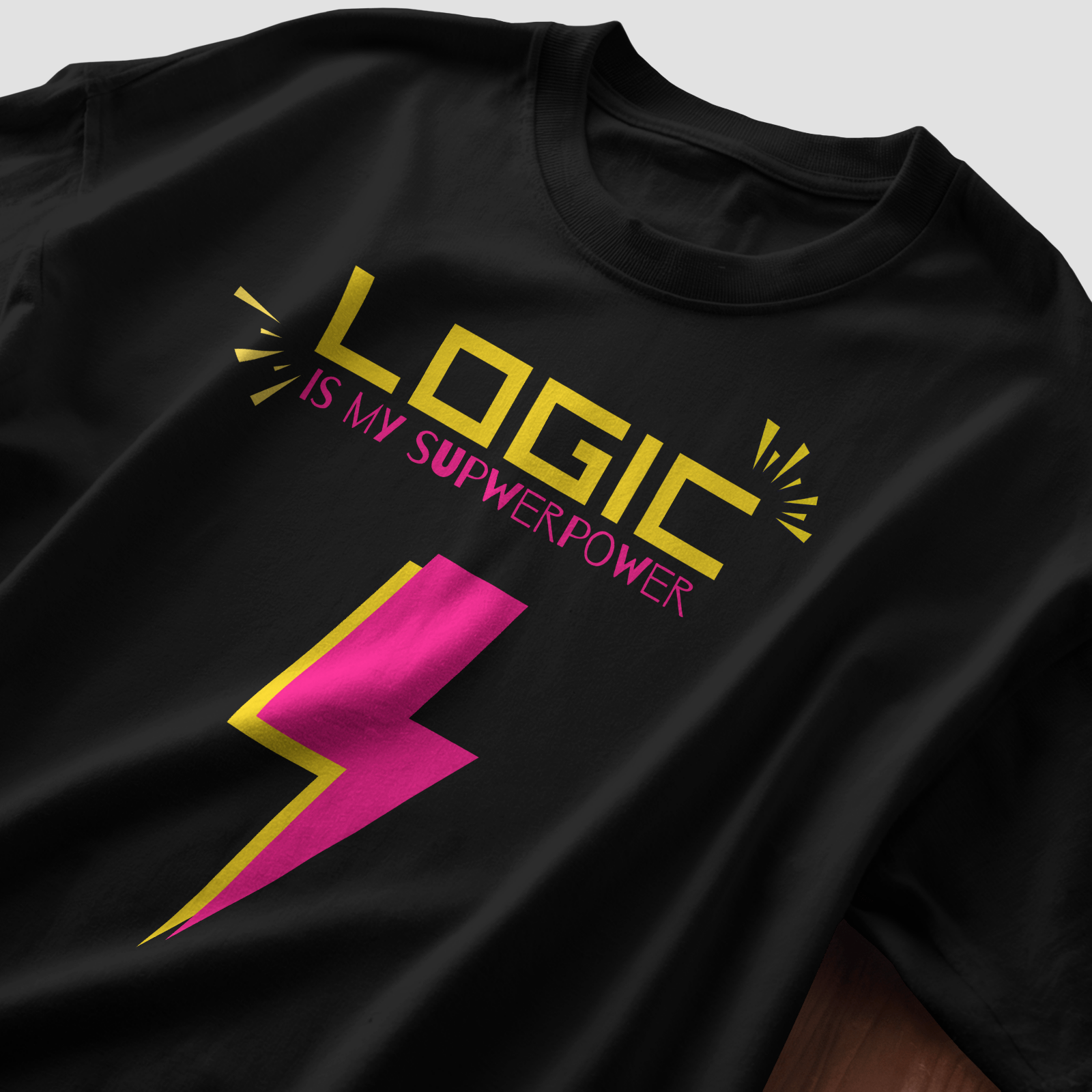Logic is My Superpower - Chapter26 premium oversized graphic t-shirt