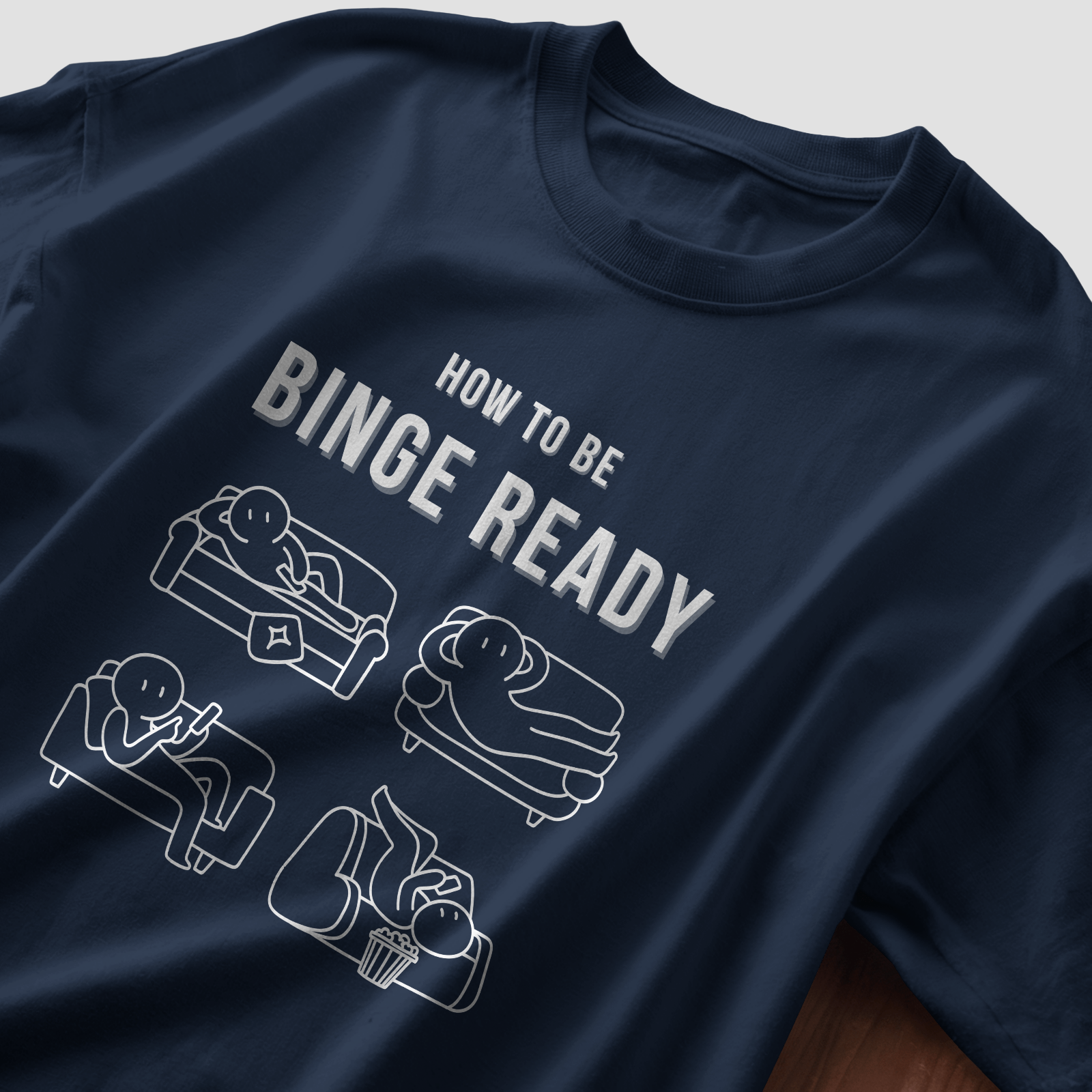 Binge Ready - Chapter26 premium oversized graphic t-shirt