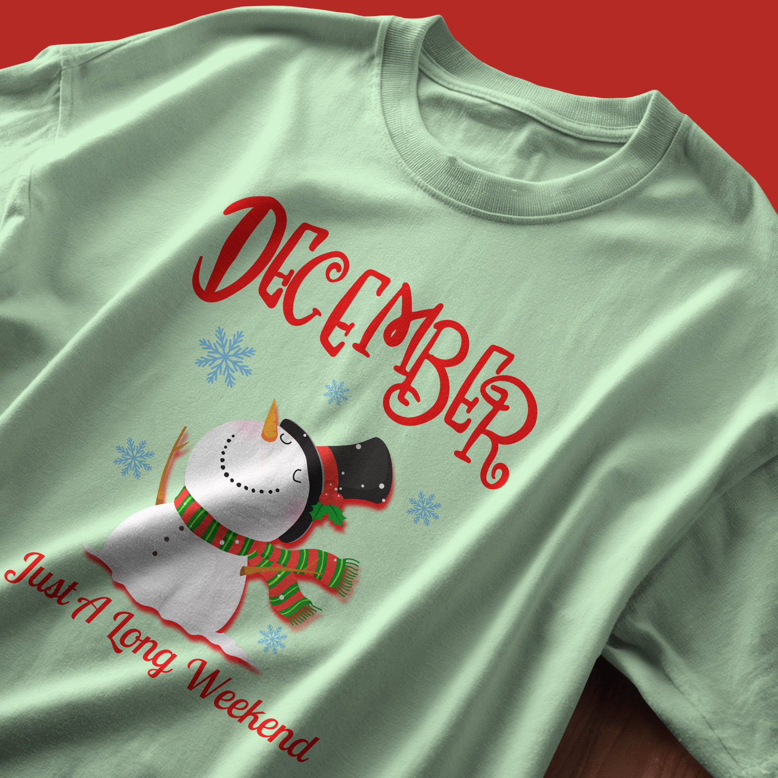 December A Long Weekend - Chapter26 premium oversized graphic t-shirt