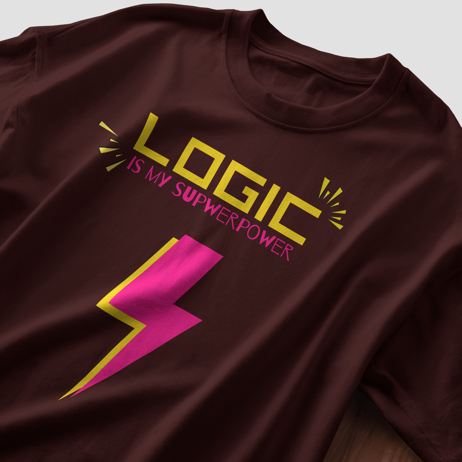 Logic is My Superpower - Chapter26 premium oversized graphic t-shirt