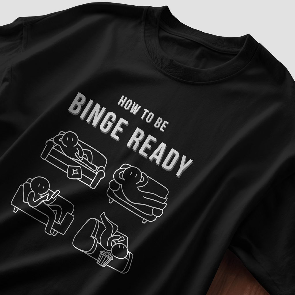 Binge Ready - Chapter26 premium oversized graphic t-shirt