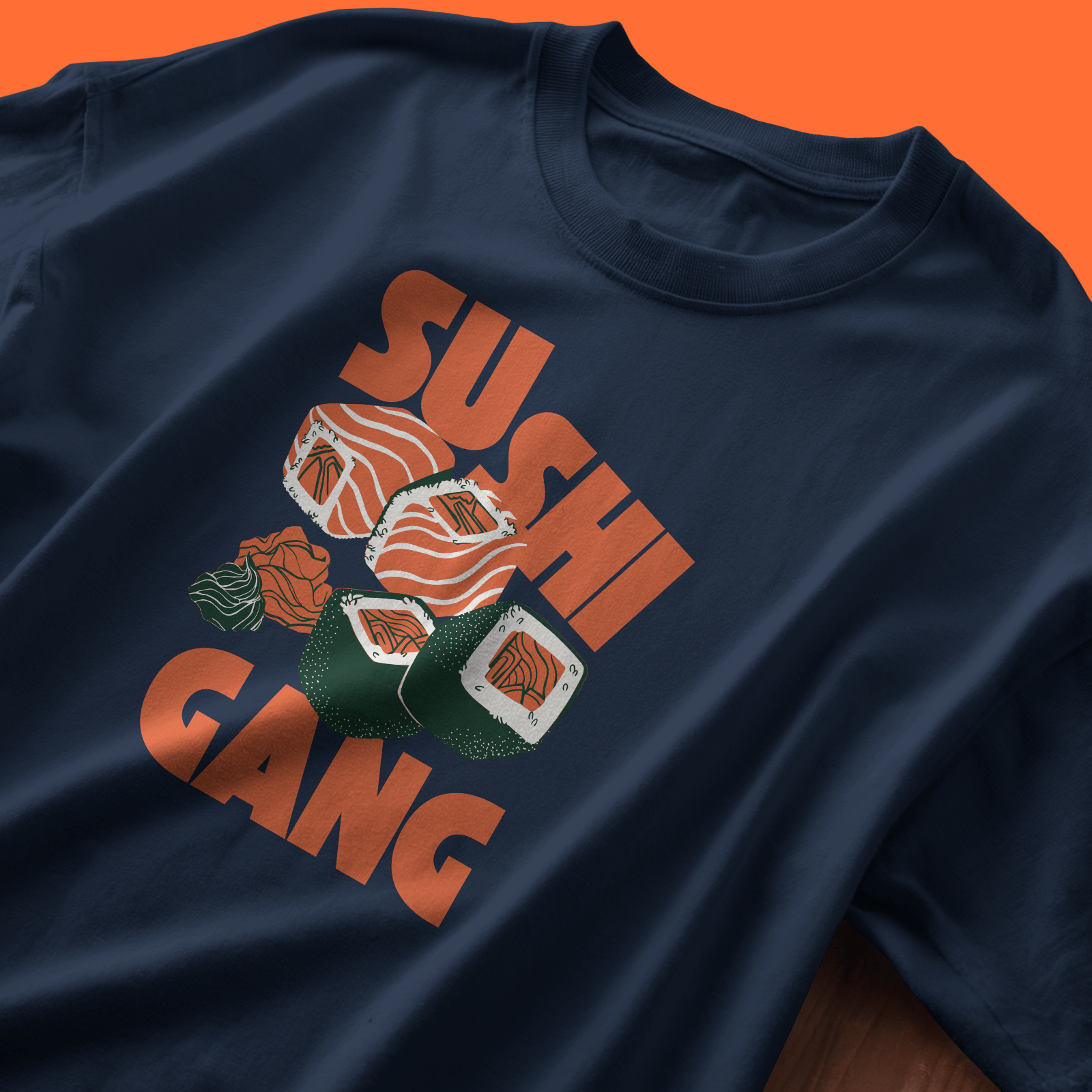 Sushi Gang - Chapter26 premium oversized graphic t-shirt detail