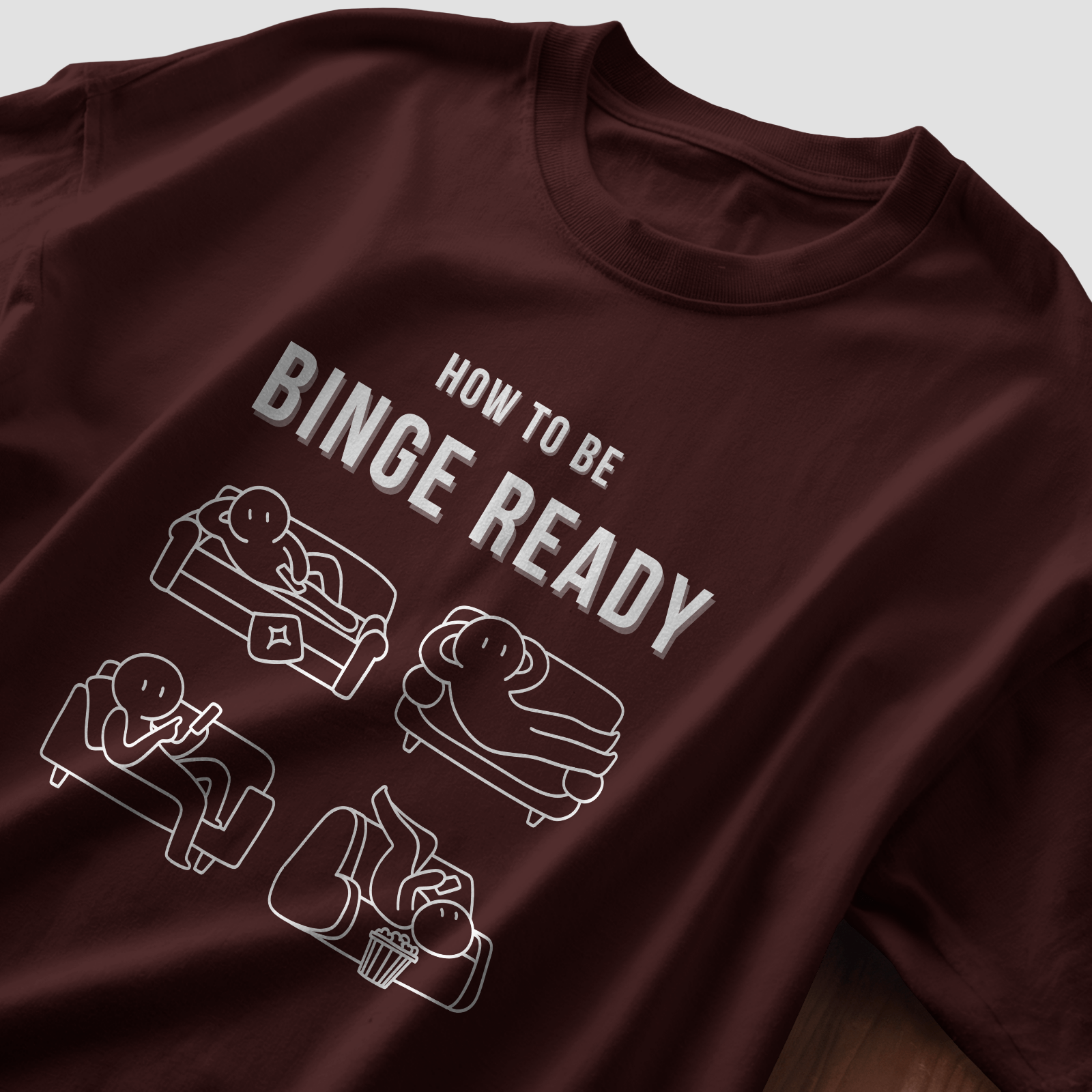 Binge Ready - Chapter26 premium oversized graphic t-shirt