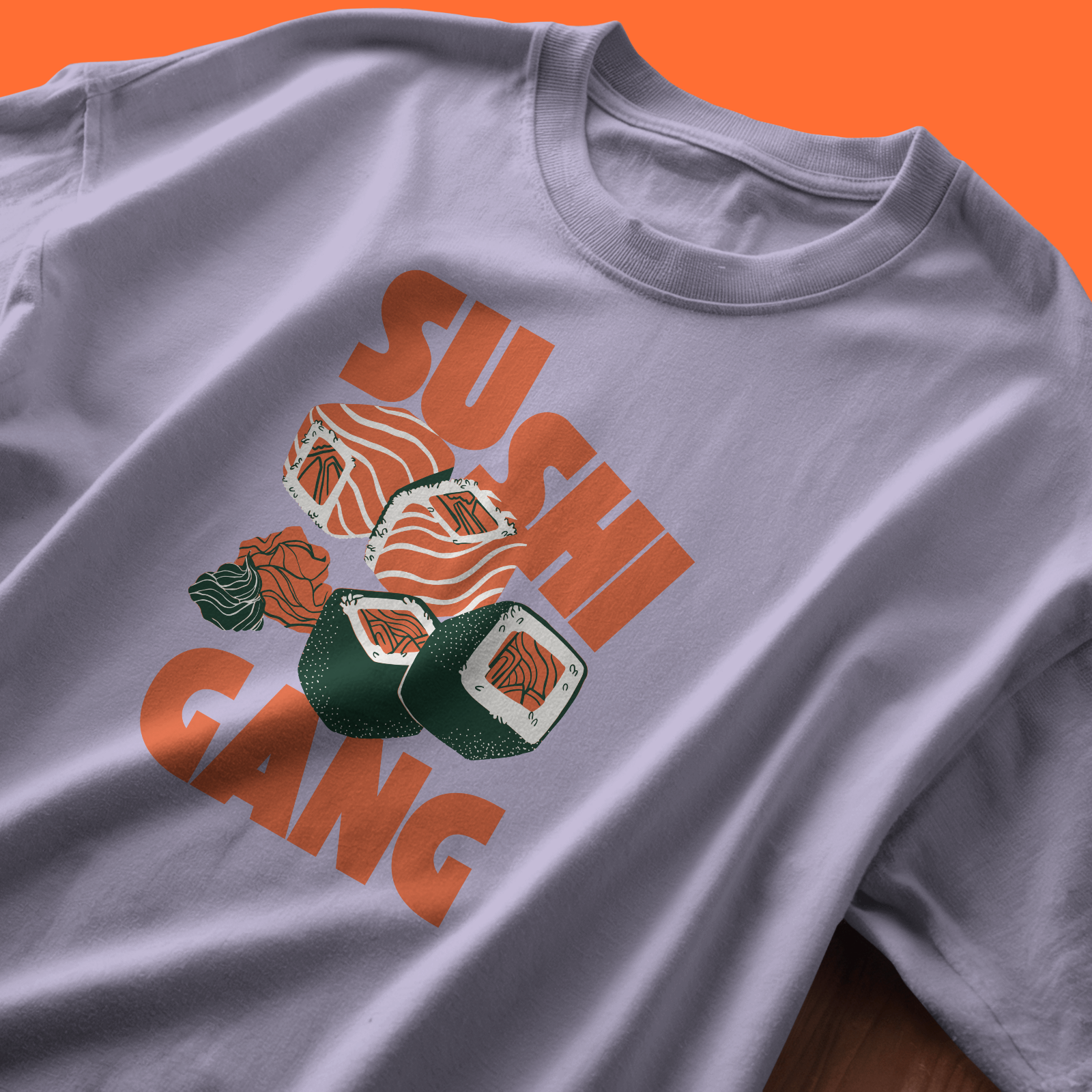 Sushi Gang - Chapter26 premium oversized graphic t-shirt detail