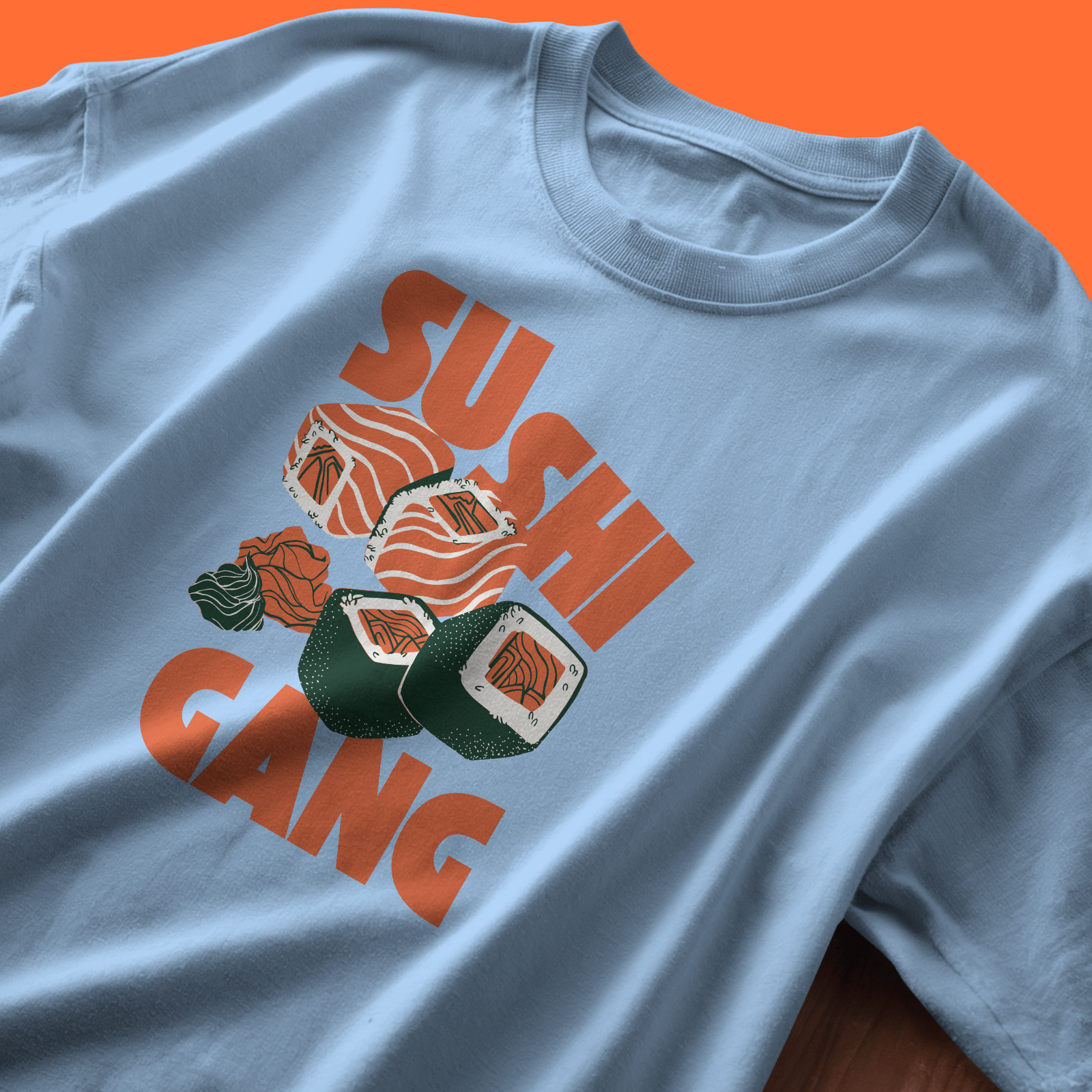 Sushi Gang - Chapter26 premium oversized graphic t-shirt detail