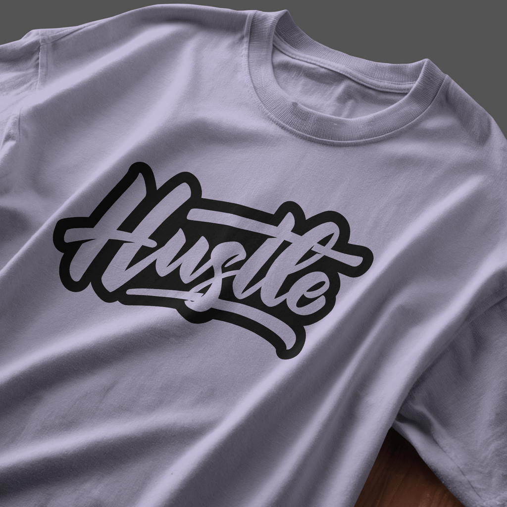Hustle Light - Chapter26 premium oversized graphic t-shirt detail
