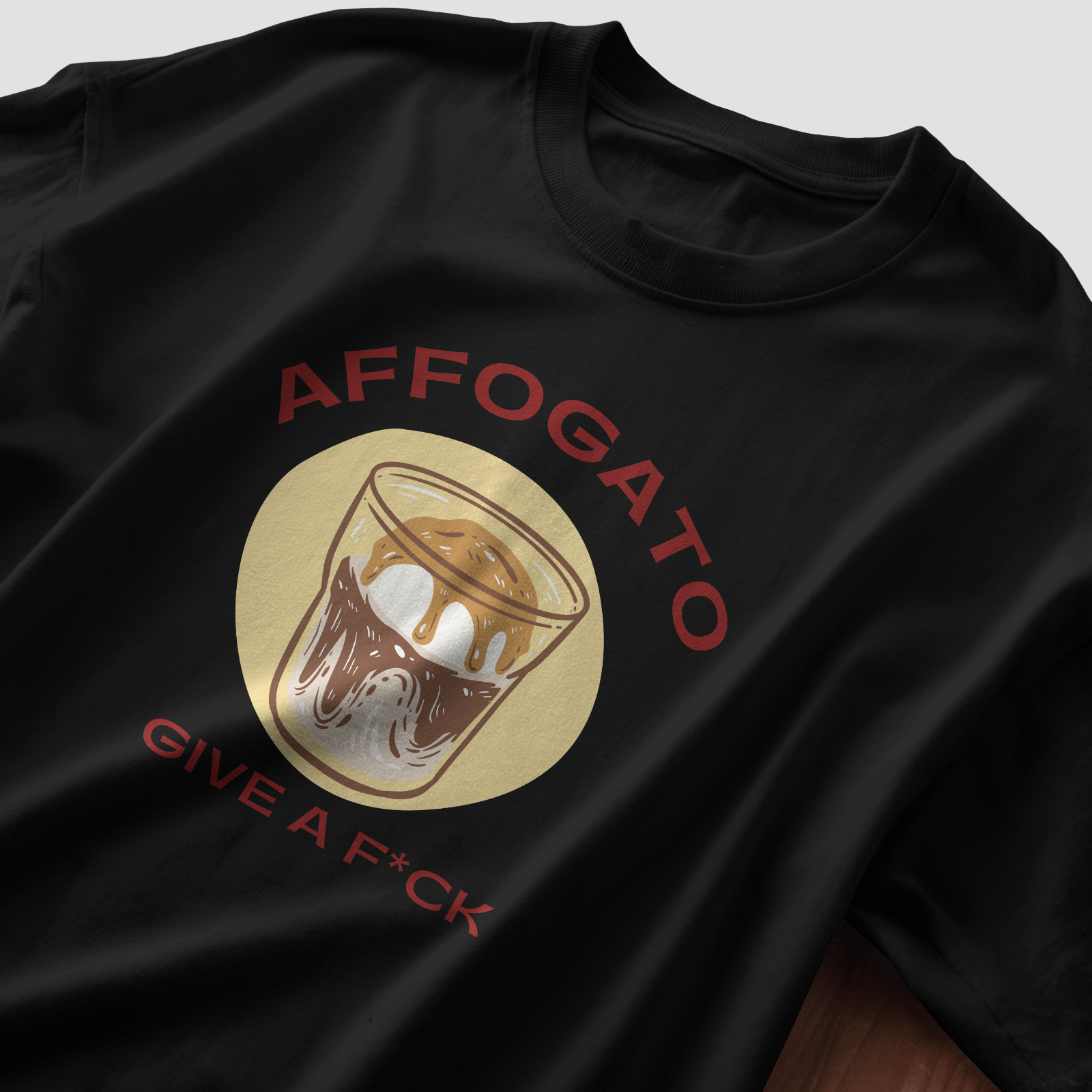 Affogato - Chapter26 premium oversized graphic t-shirt detail