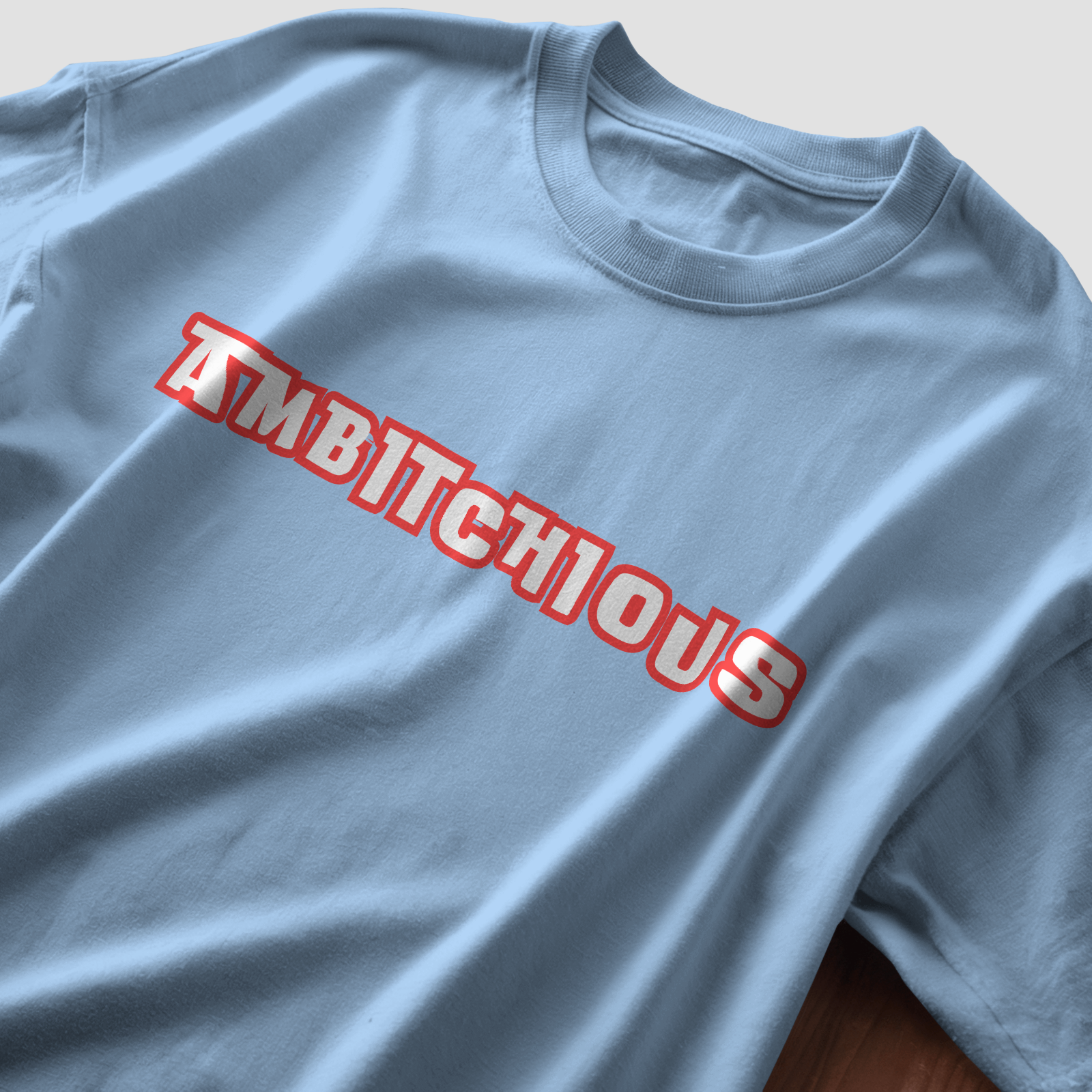 Ambitchious - Chapter26 premium oversized graphic t-shirt detail