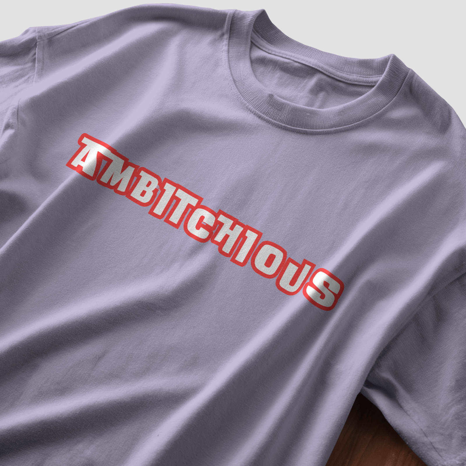 Ambitchious - Chapter26 premium oversized graphic t-shirt detail