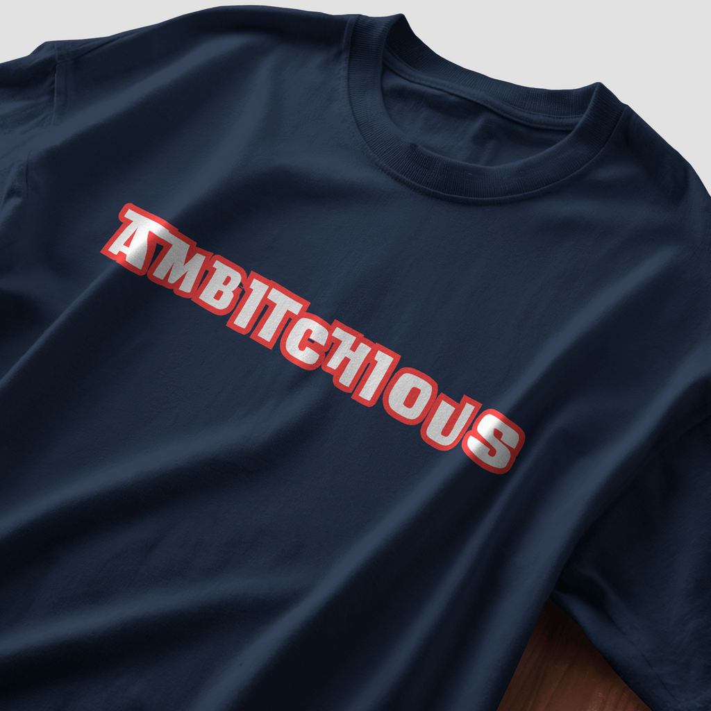 Ambitchious - Chapter26 premium oversized graphic t-shirt detail