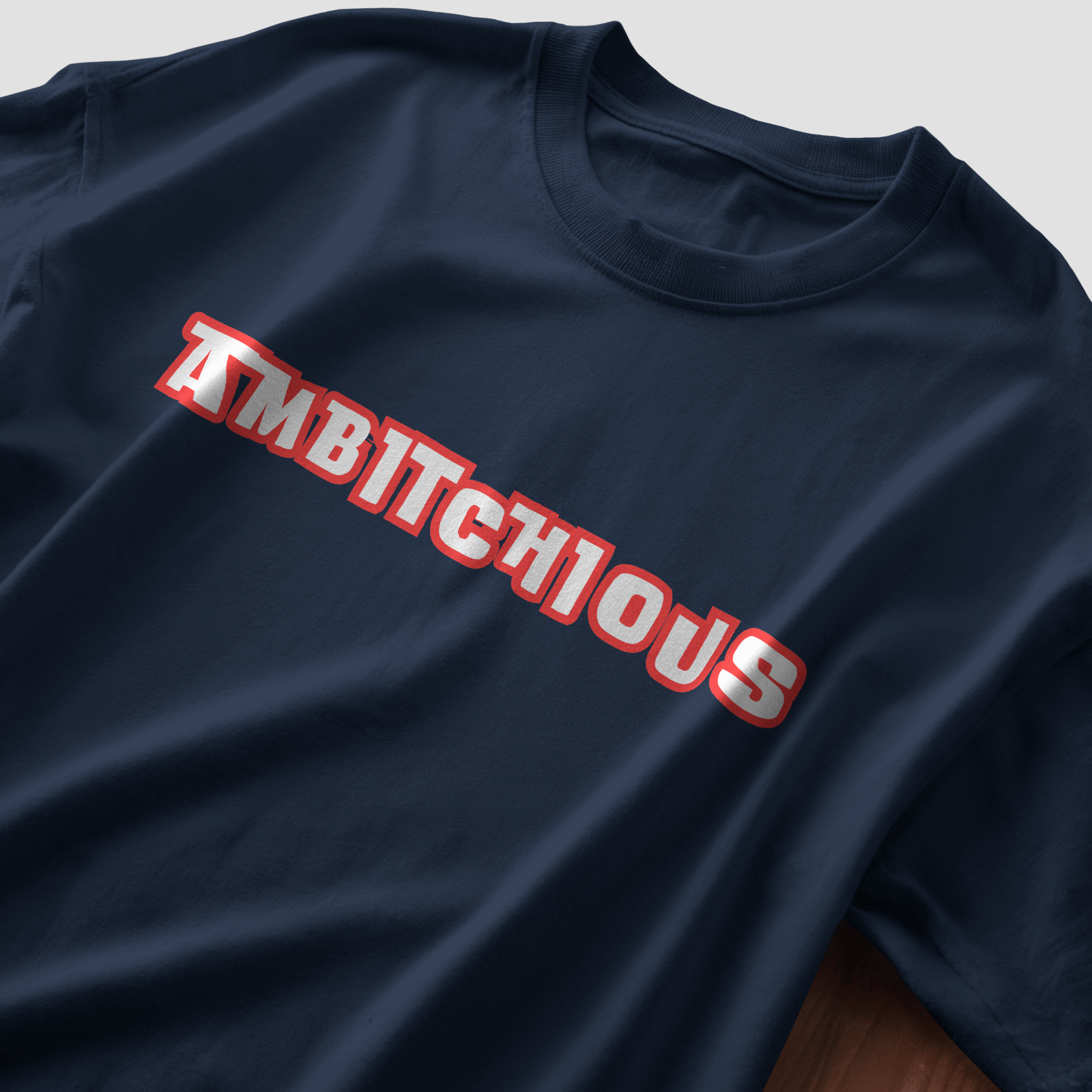 Ambitchious - Chapter26 premium oversized graphic t-shirt detail