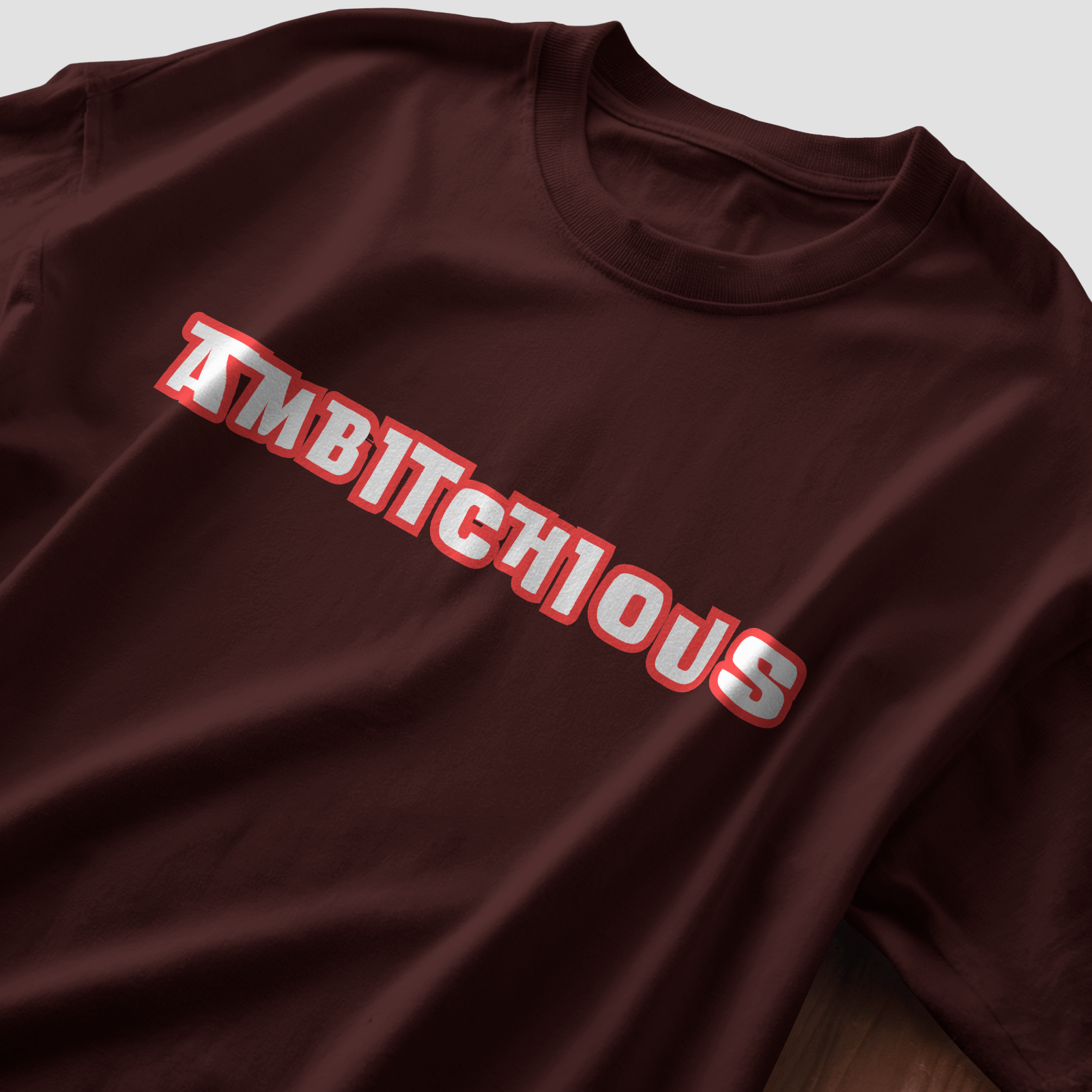 Ambitchious - Chapter26 premium oversized graphic t-shirt detail