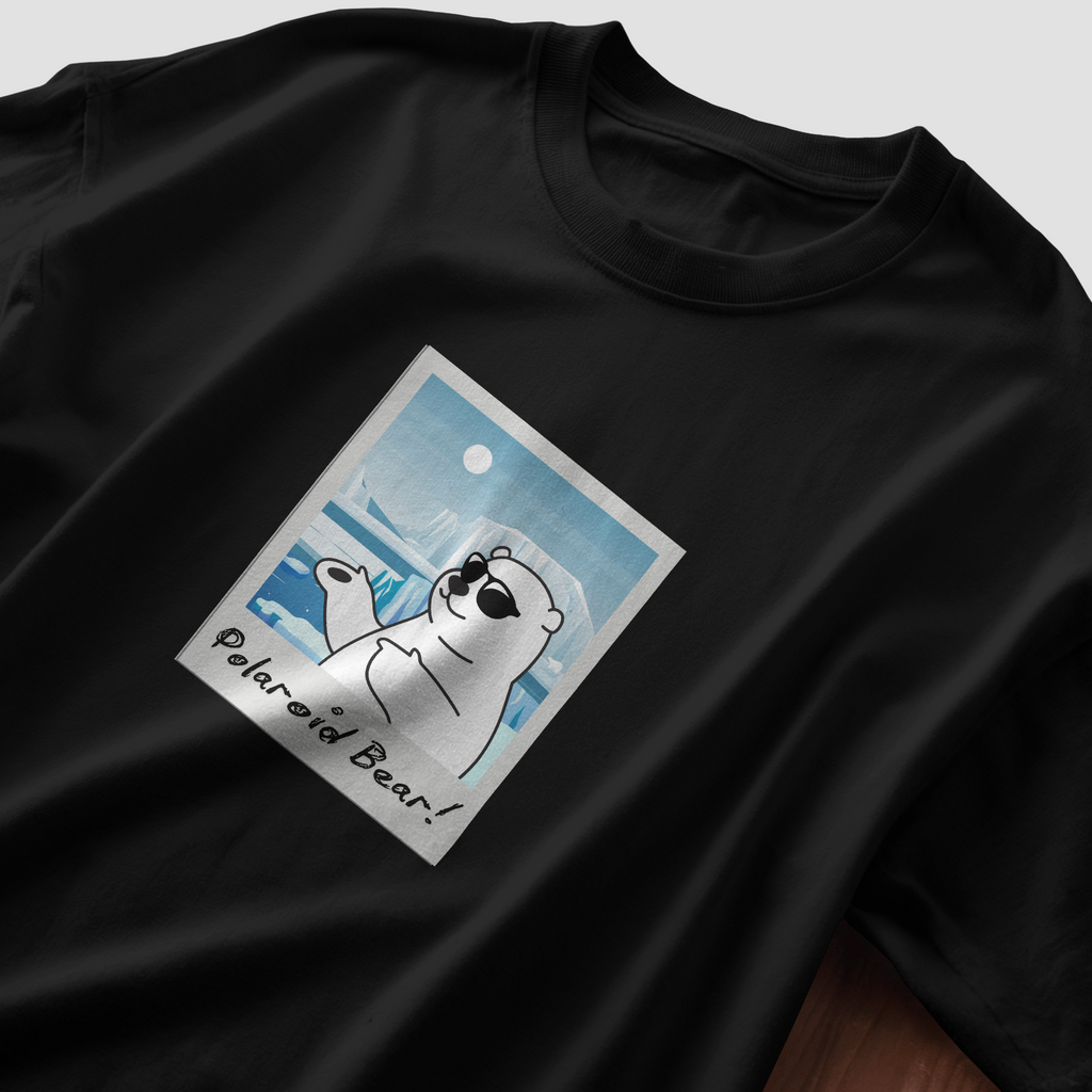 Polaroid Bear - Chapter26 premium oversized graphic t-shirt