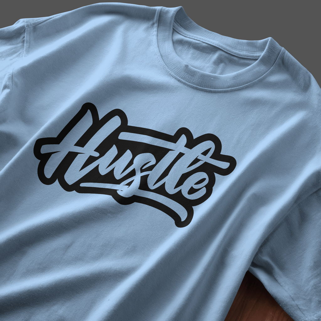 Hustle Light - Chapter26 premium oversized graphic t-shirt detail