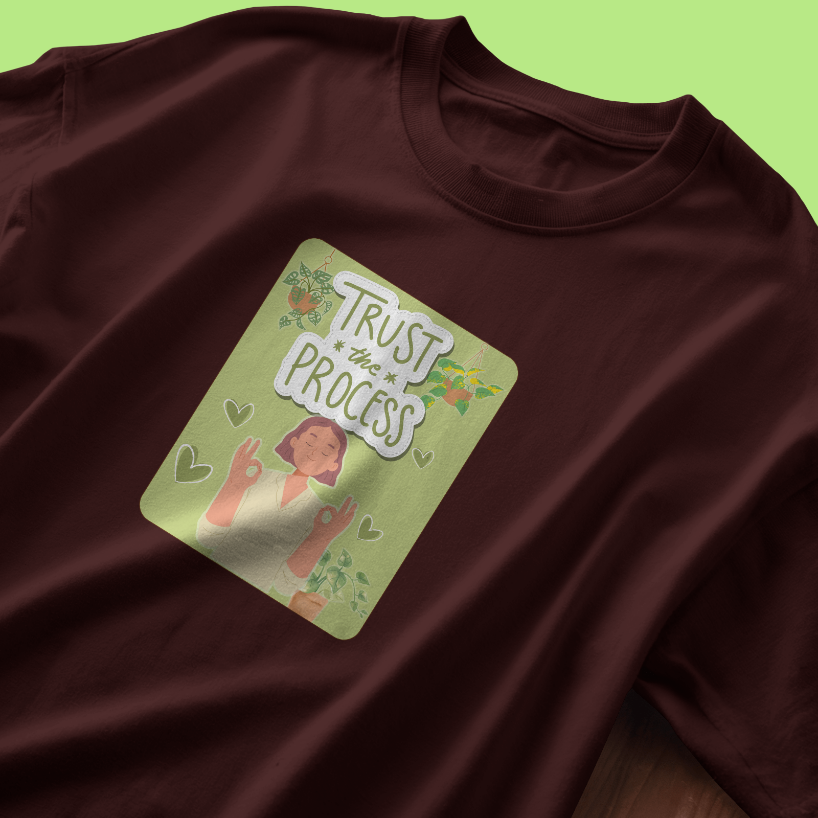 Trust The Process - Chapter26 premium oversized graphic t-shirt detail