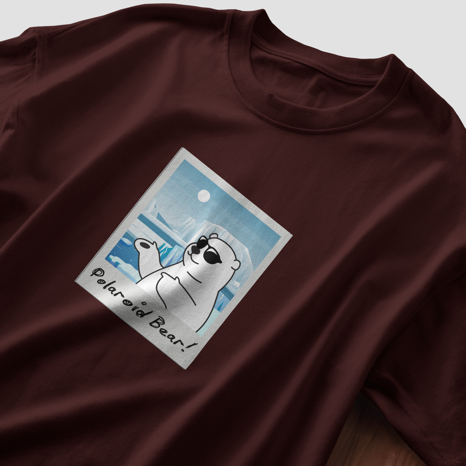 Polaroid Bear - Chapter26 premium oversized graphic t-shirt