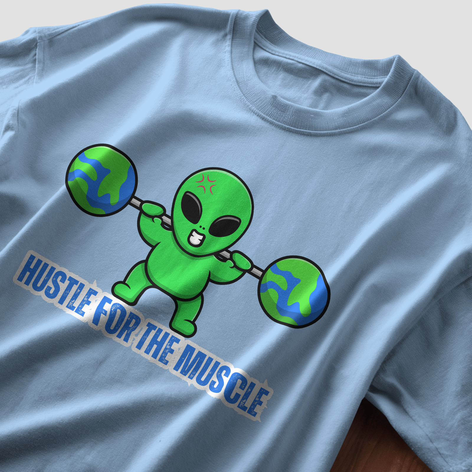 Hustle for the Muscle - Chapter26 premium oversized graphic t-shirt detail
