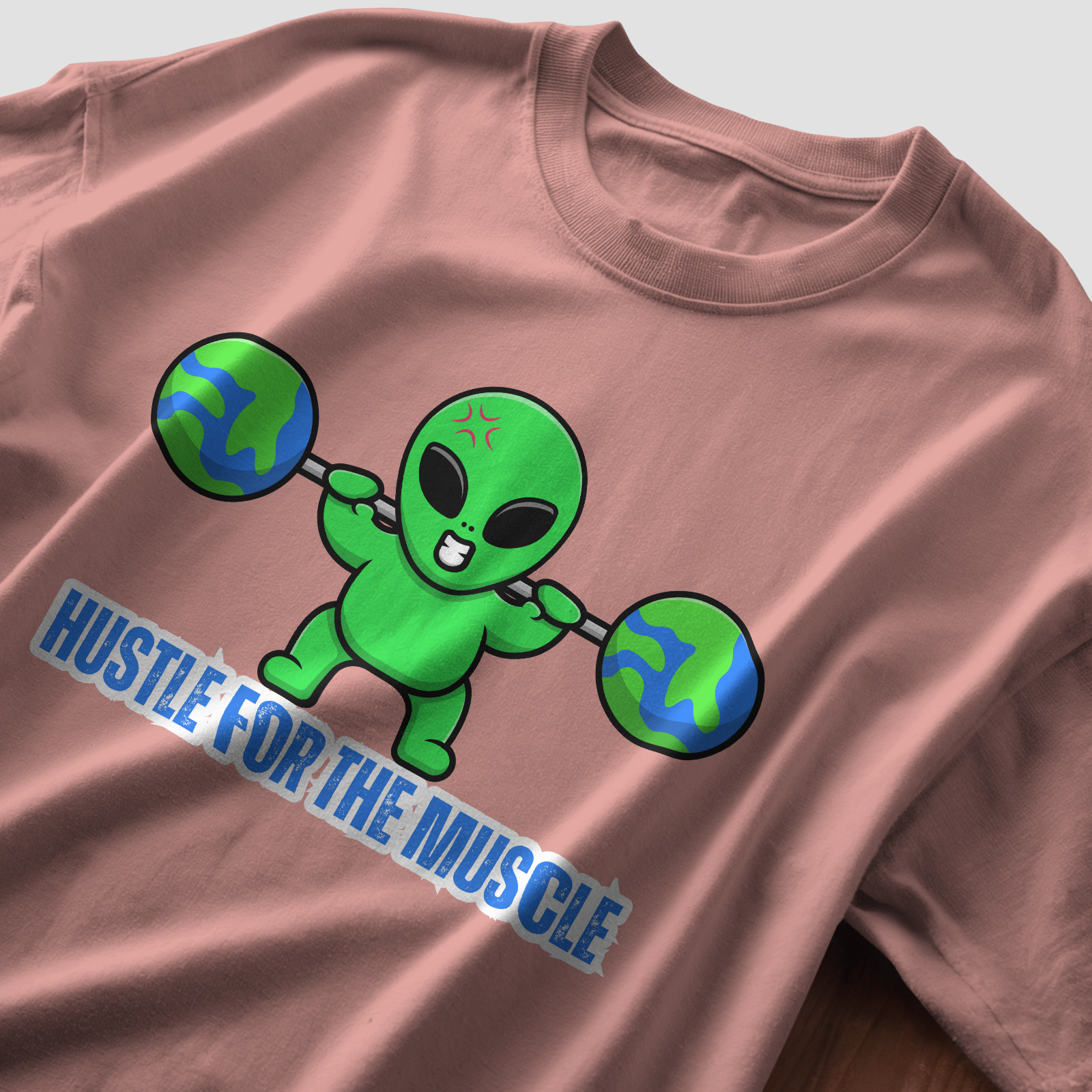 Hustle for the Muscle - Chapter26 premium oversized graphic t-shirt detail