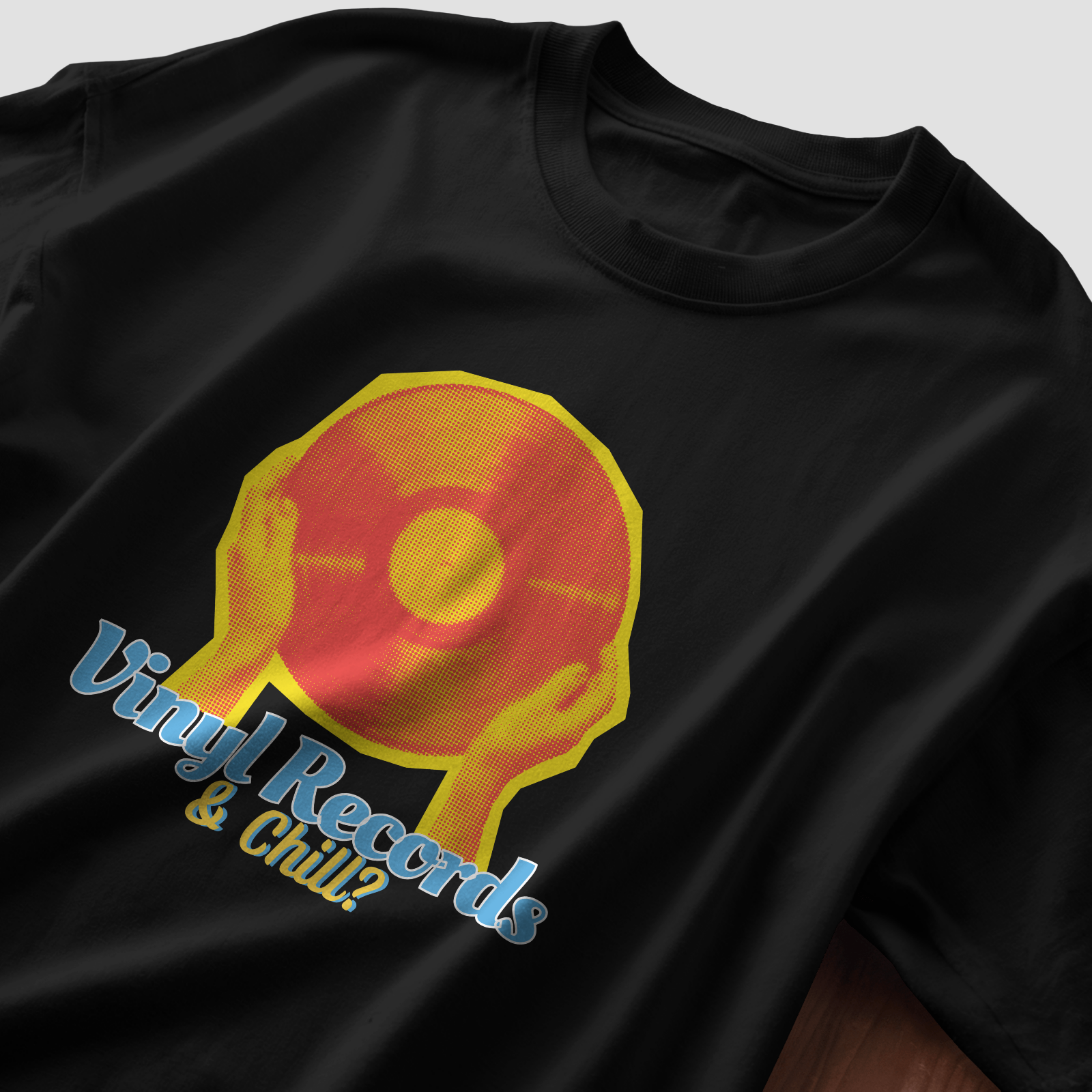 Vinyl and Chill - Chapter26 premium oversized graphic t-shirt