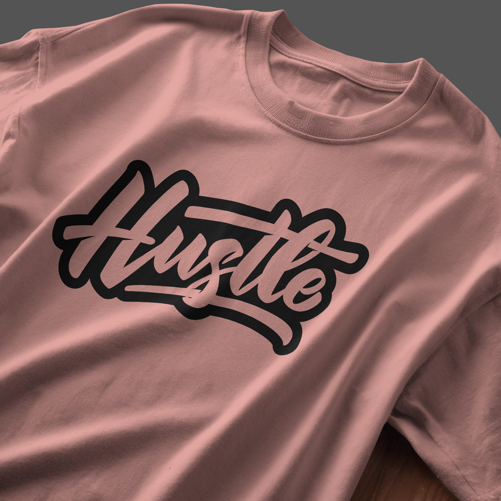 Hustle Light - Chapter26 premium oversized graphic t-shirt detail