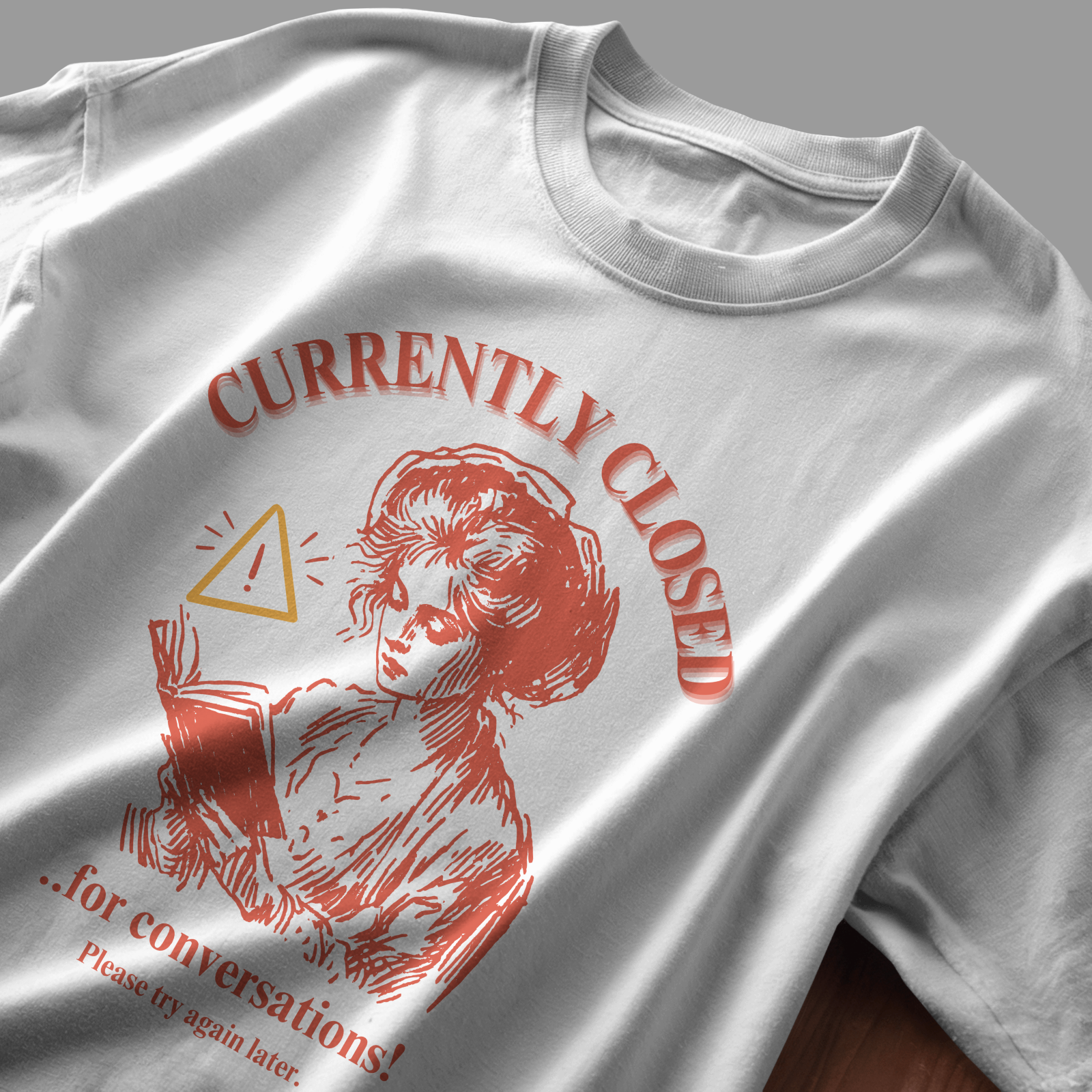 Closed for Conversations - Chapter26 premium oversized graphic t-shirt