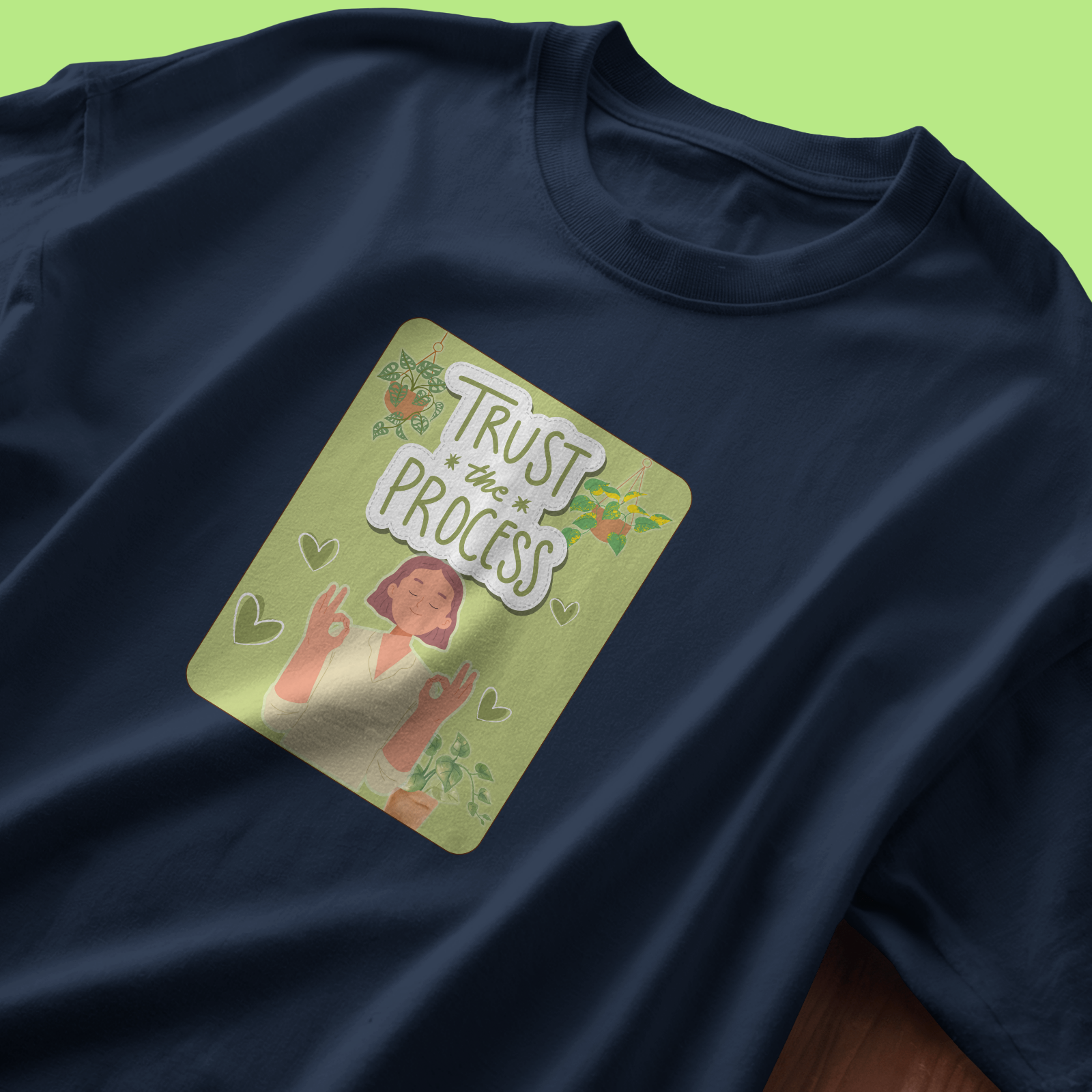 Trust The Process - Chapter26 premium oversized graphic t-shirt detail
