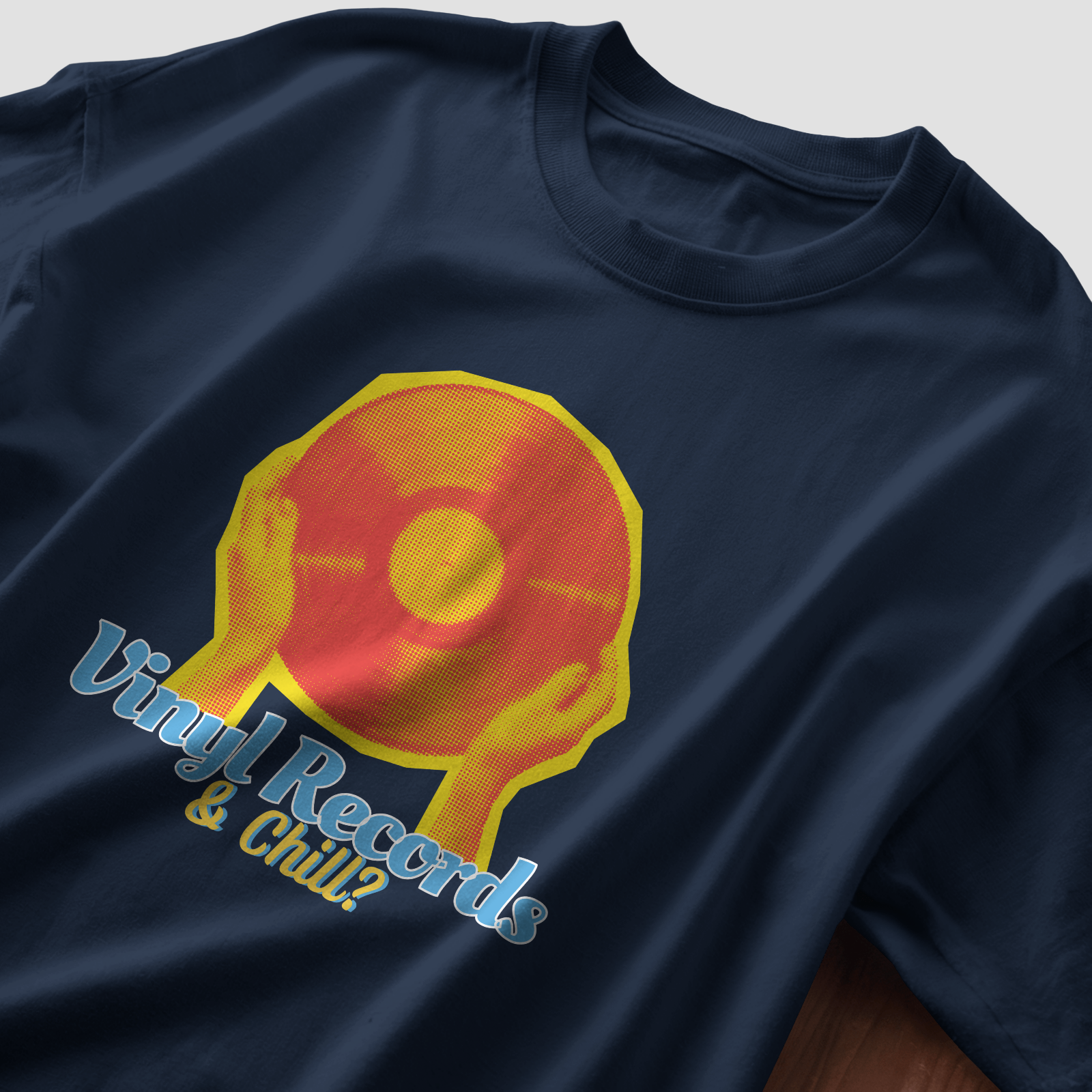 Vinyl and Chill - Chapter26 premium oversized graphic t-shirt