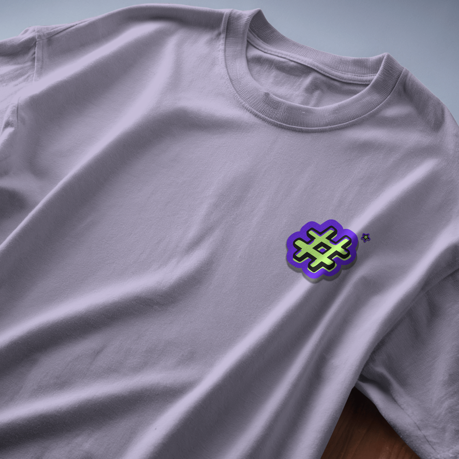 Hash-Tag - Chapter26 premium oversized graphic t-shirt detail