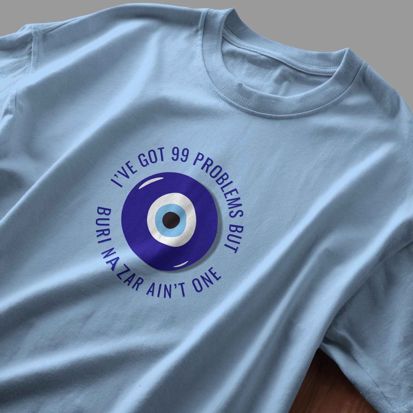 No Buri Nazar - Chapter26 premium oversized graphic t-shirt detail
