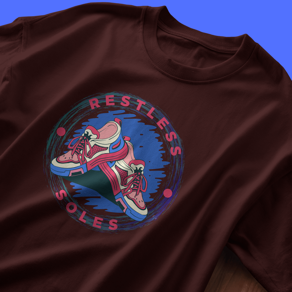 Restless Soles - Chapter26 premium oversized graphic t-shirt detail