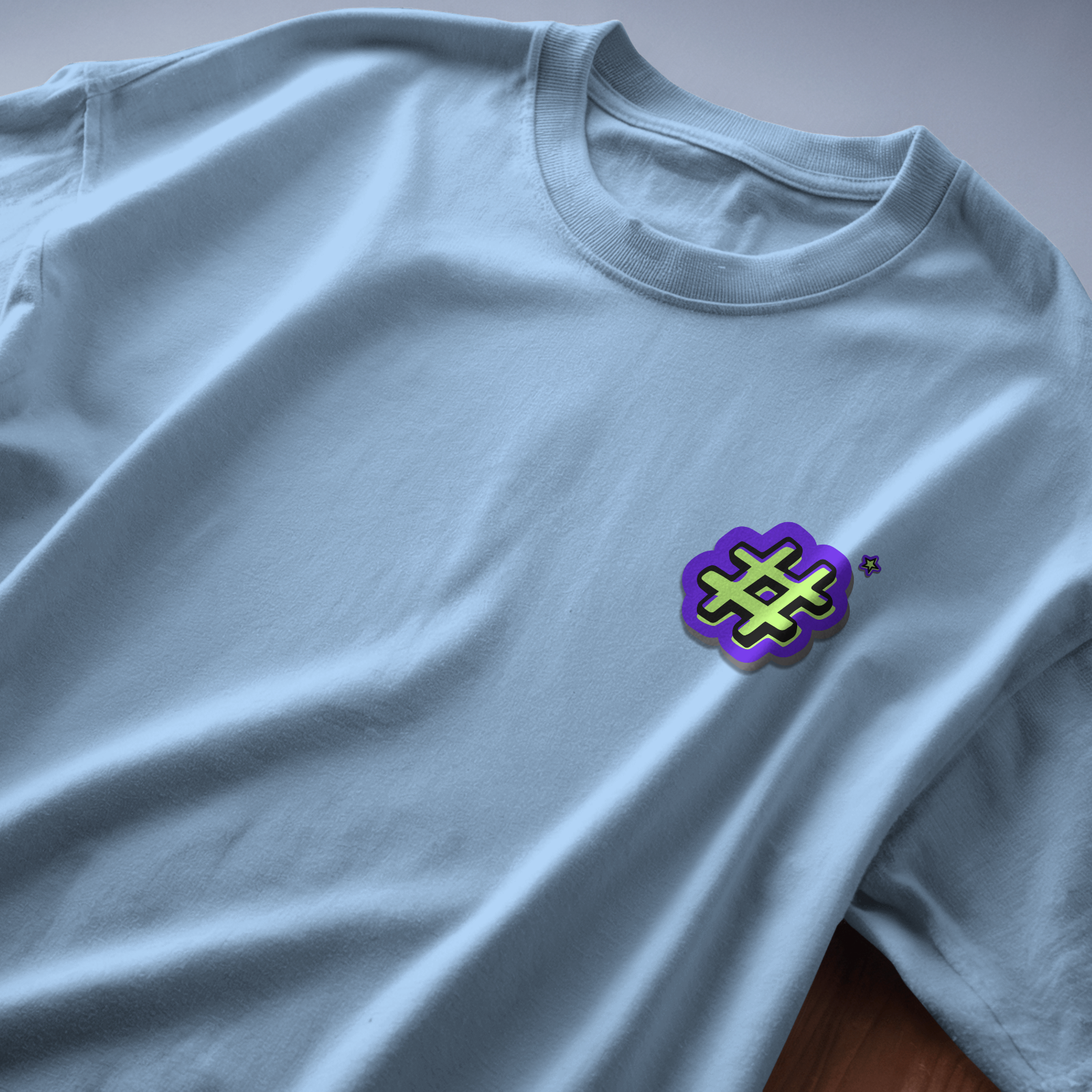 Hash-Tag - Chapter26 premium oversized graphic t-shirt detail