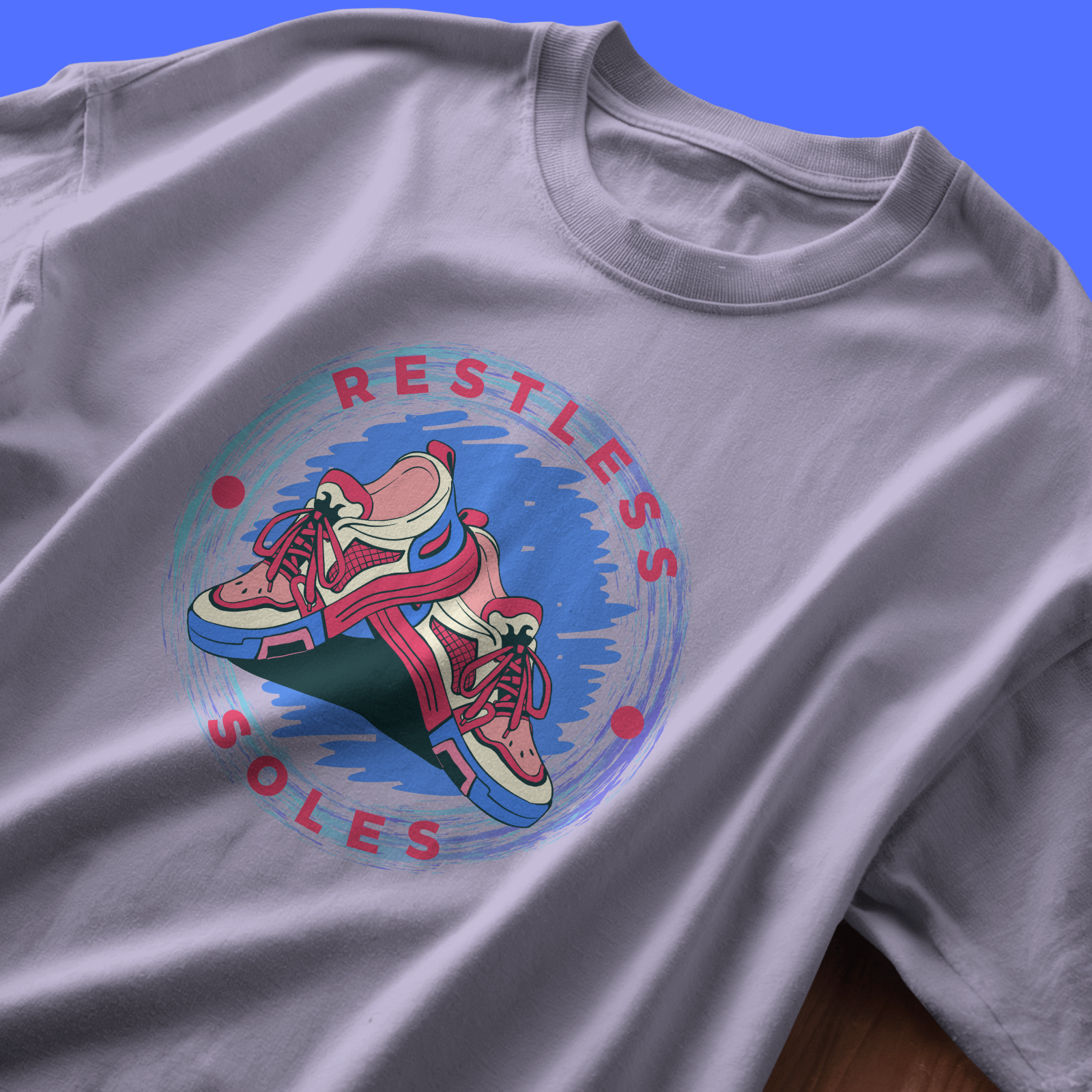 Restless Soles - Chapter26 premium oversized graphic t-shirt detail