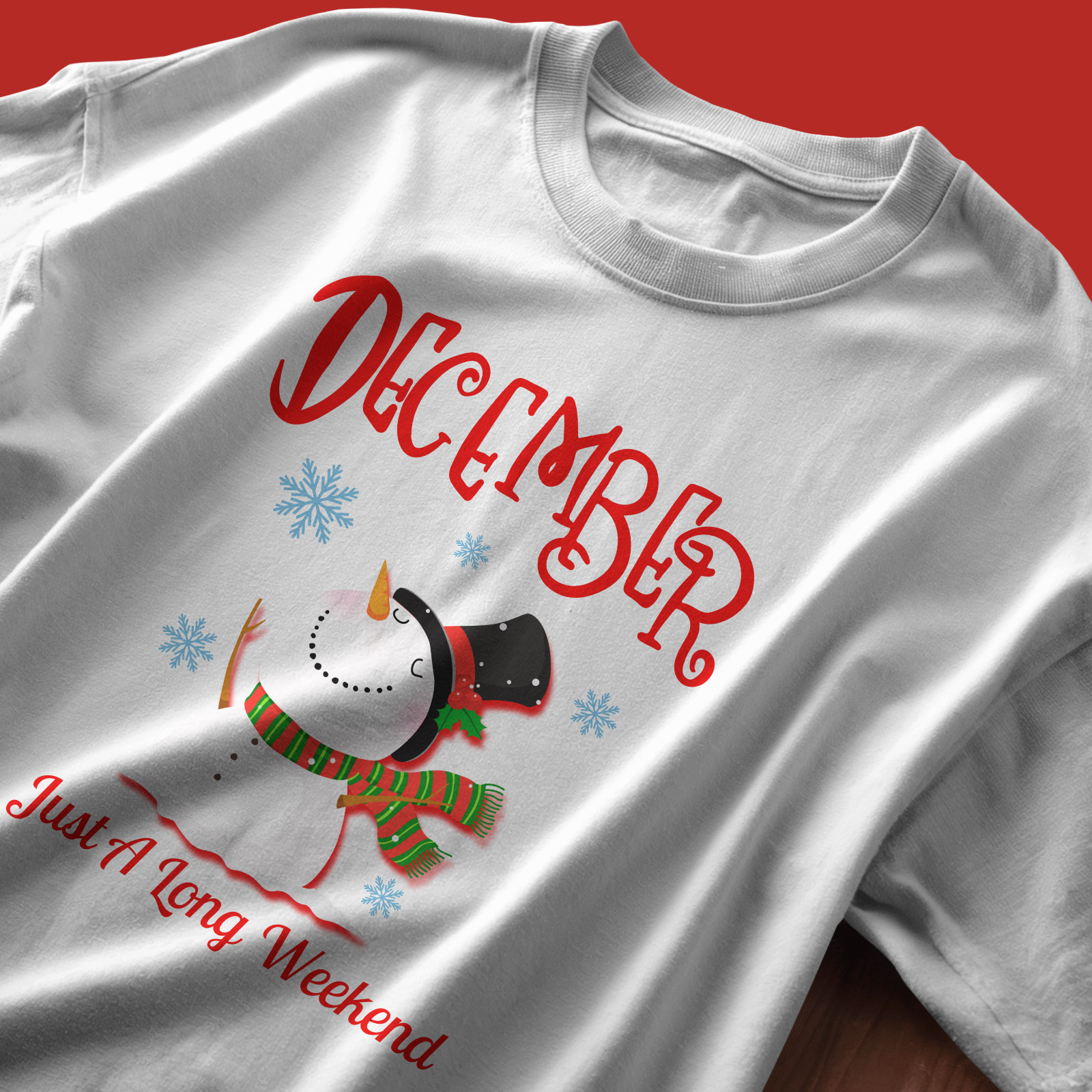 December A Long Weekend - Chapter26 premium oversized graphic t-shirt