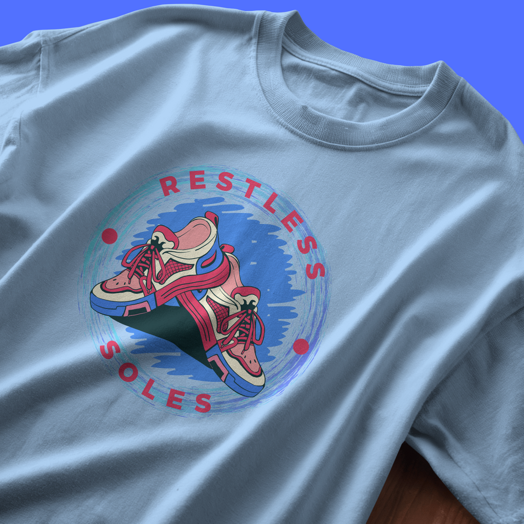 Restless Soles - Chapter26 premium oversized graphic t-shirt detail
