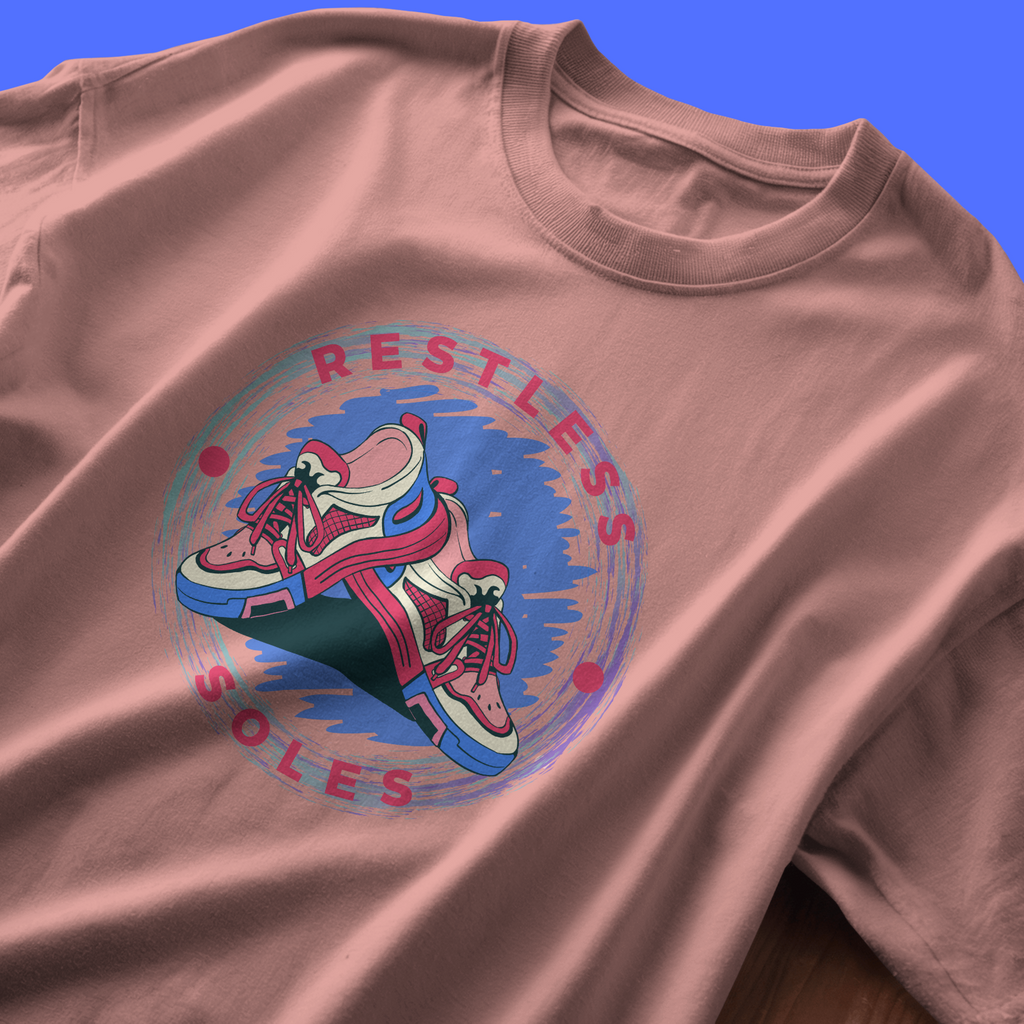 Restless Soles - Chapter26 premium oversized graphic t-shirt detail