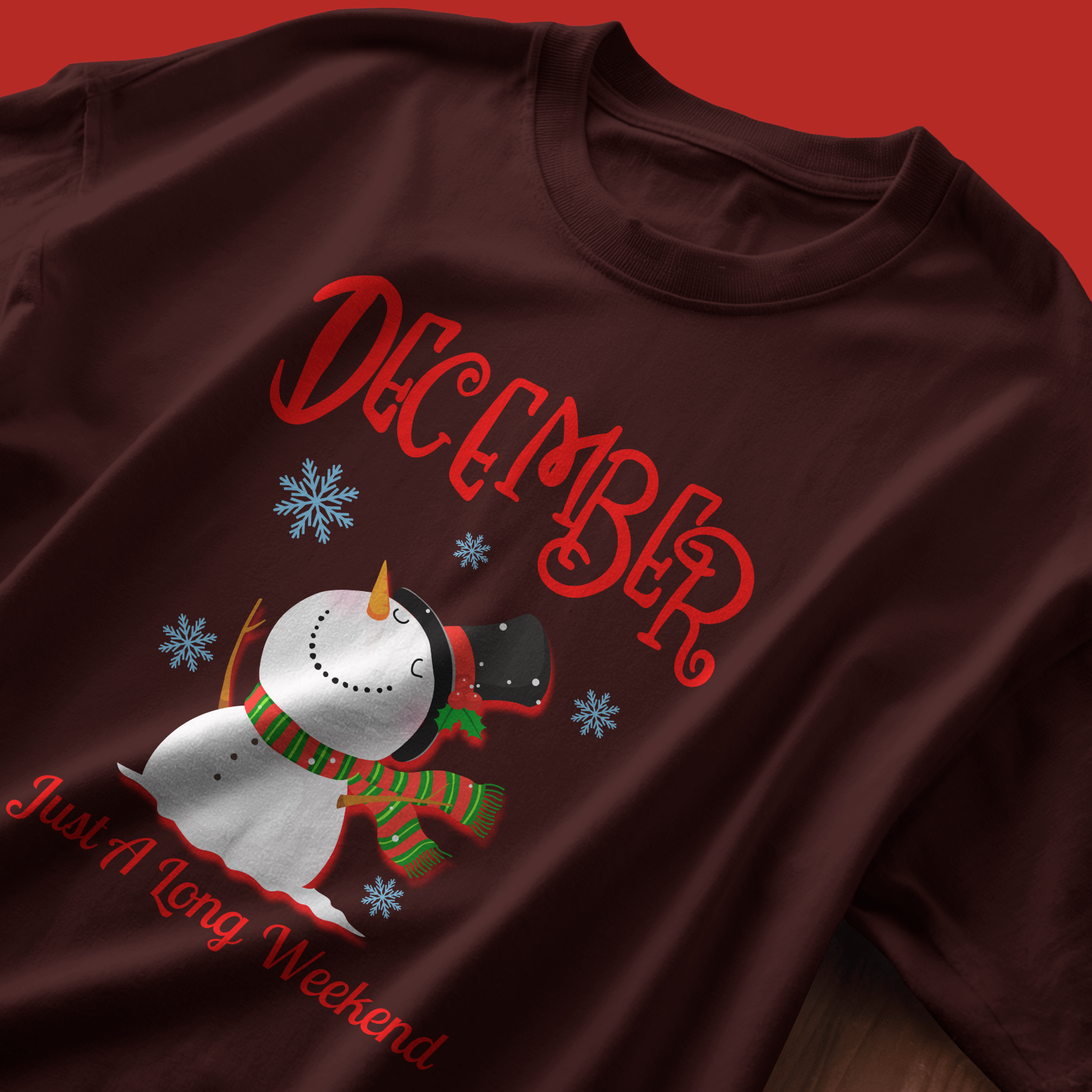 December A Long Weekend - Chapter26 premium oversized graphic t-shirt