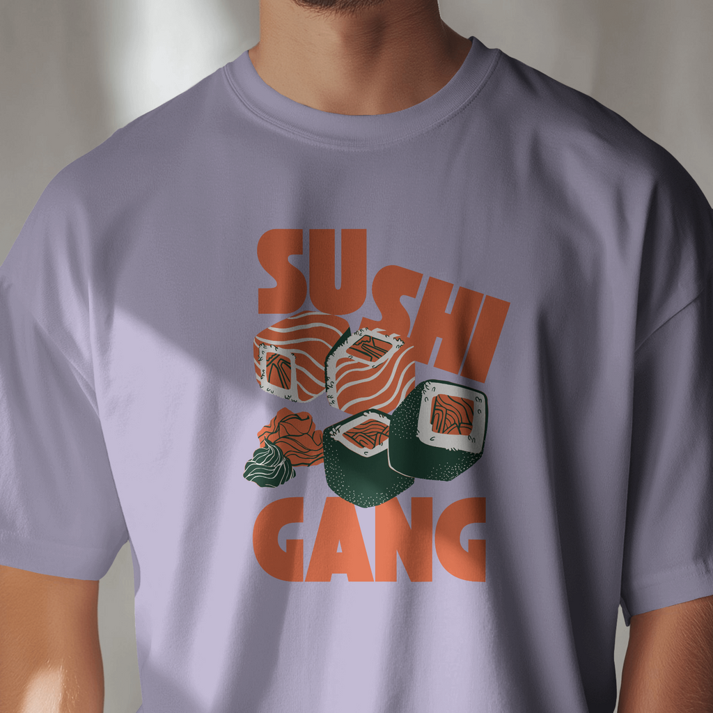 Sushi Gang - Chapter26 premium oversized graphic t-shirt detail