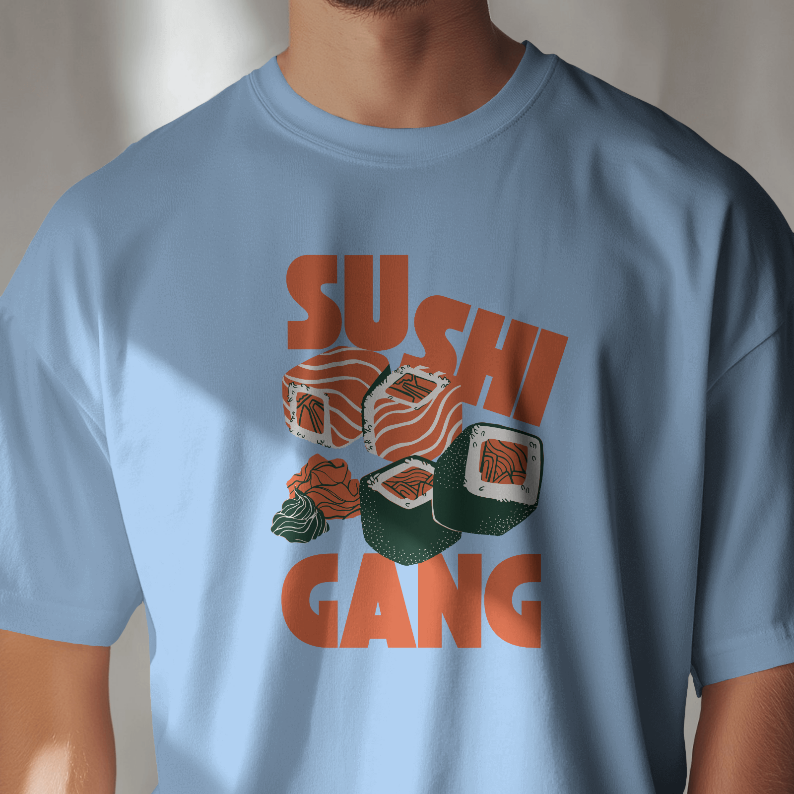 Sushi Gang - Chapter26 premium oversized graphic t-shirt detail