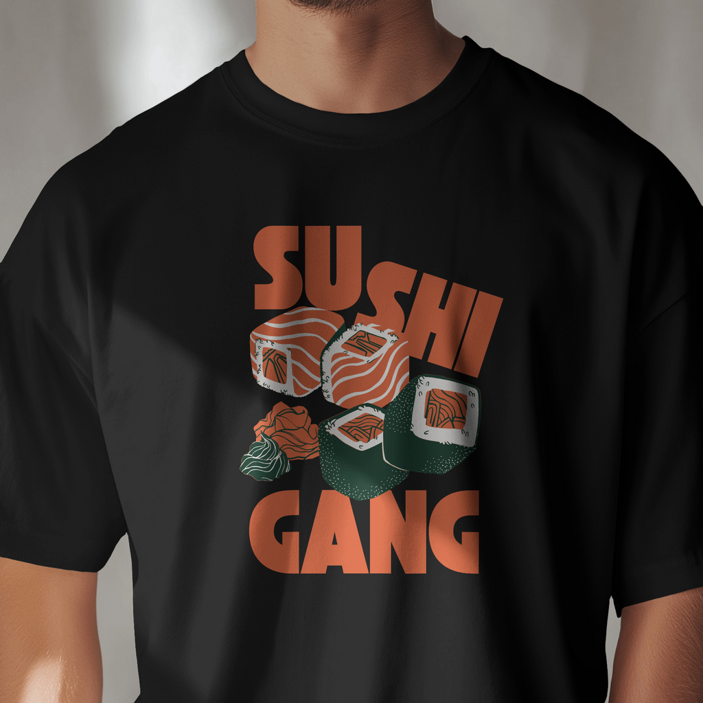 Sushi Gang - Chapter26 premium oversized graphic t-shirt detail
