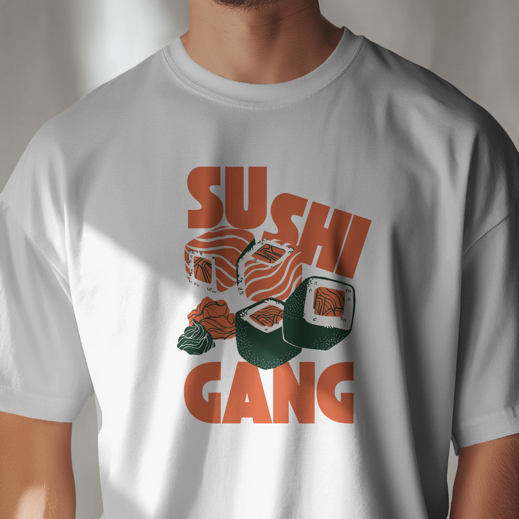Sushi Gang - Chapter26 premium oversized graphic t-shirt detail