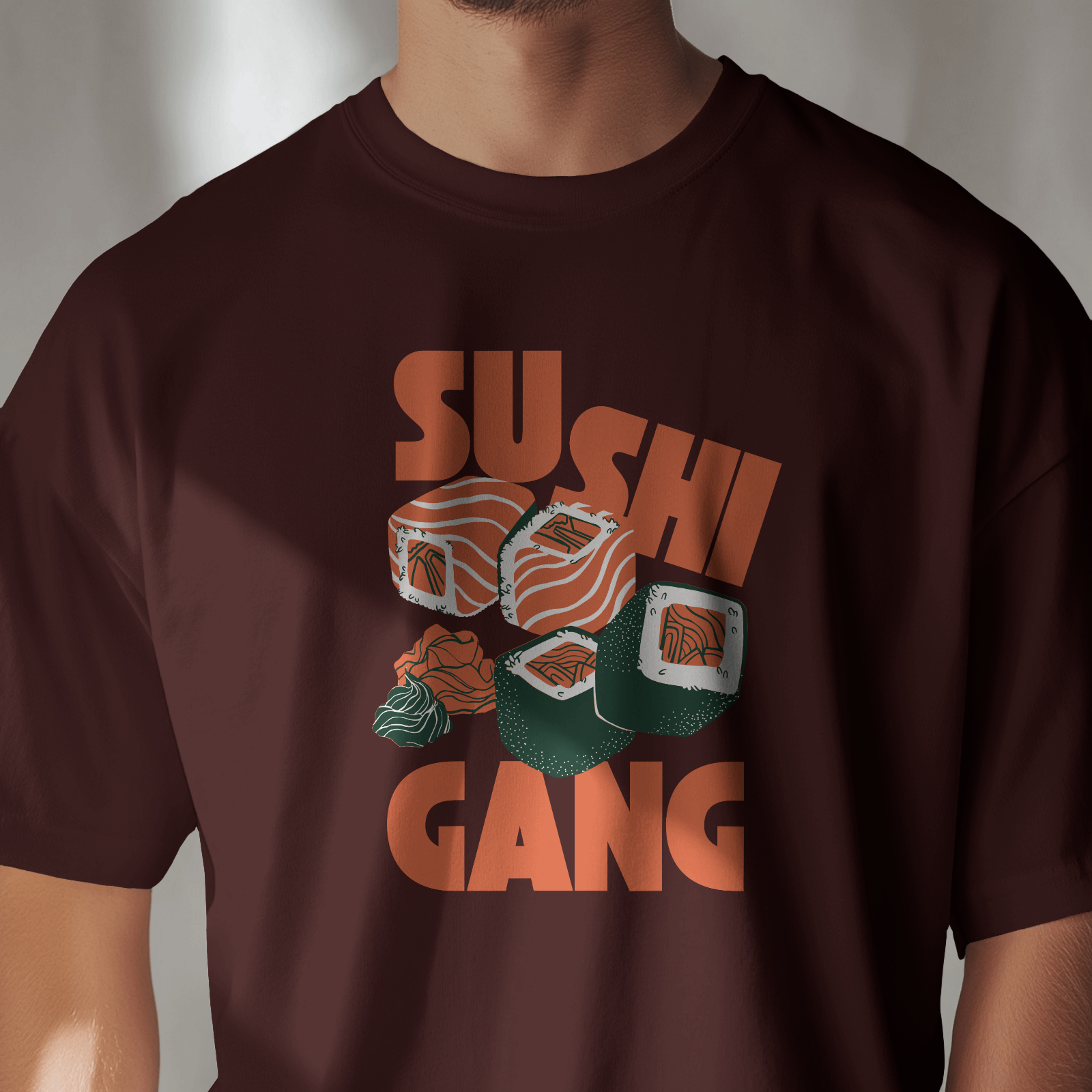 Sushi Gang - Chapter26 premium oversized graphic t-shirt detail