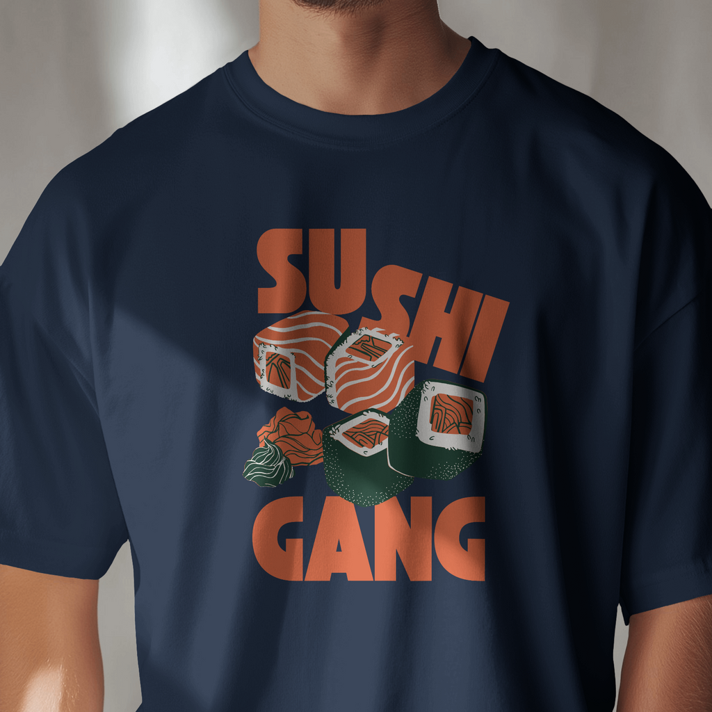 Sushi Gang - Chapter26 premium oversized graphic t-shirt detail