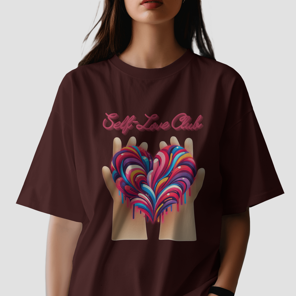Self Love Club - Chapter26 premium oversized graphic t-shirt detail